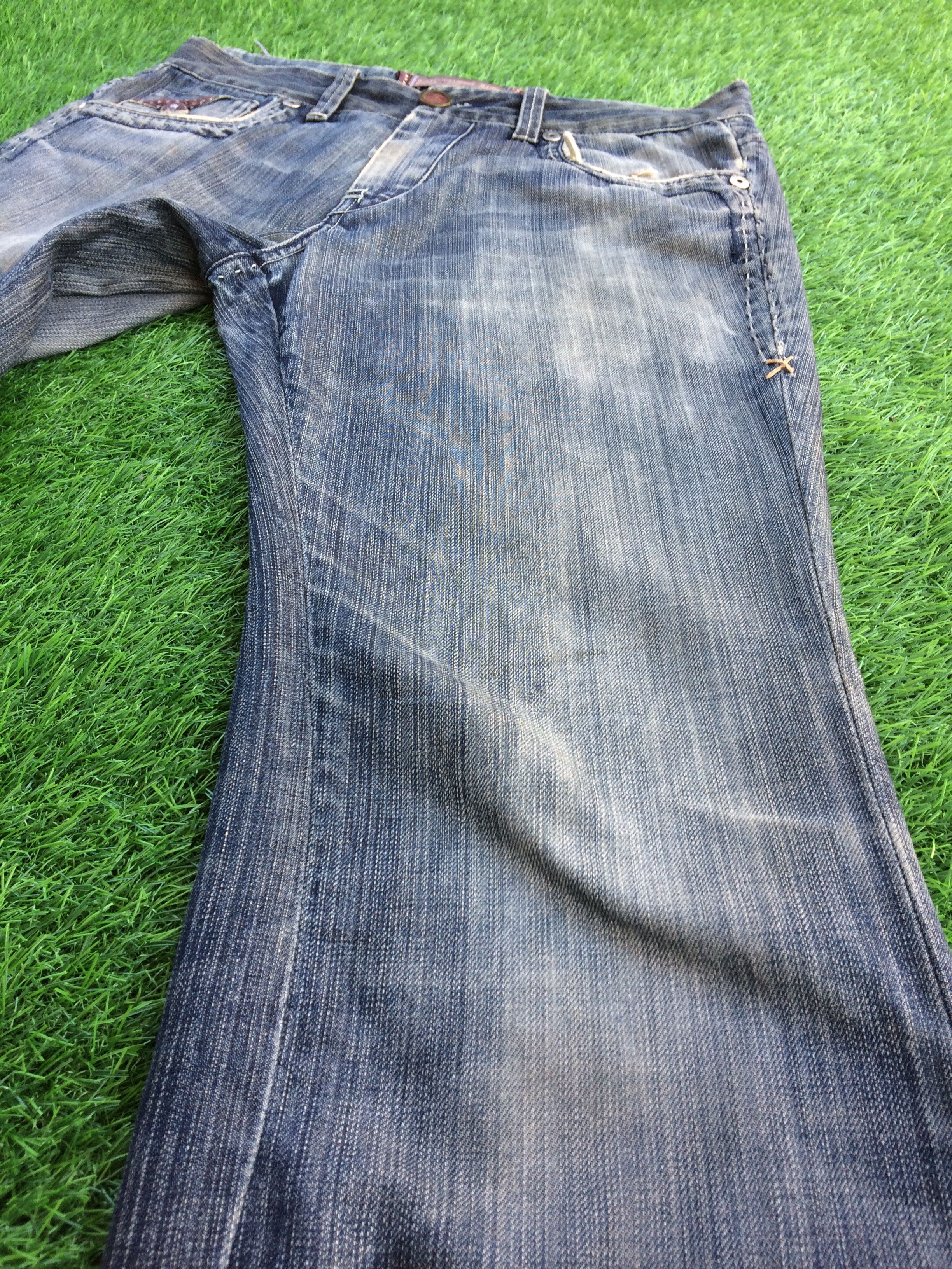 Japanese Brand × Jean Japanese Straight Leg Denim Jeans Pants #D-822 Size US 33 - 7 Thumbnail