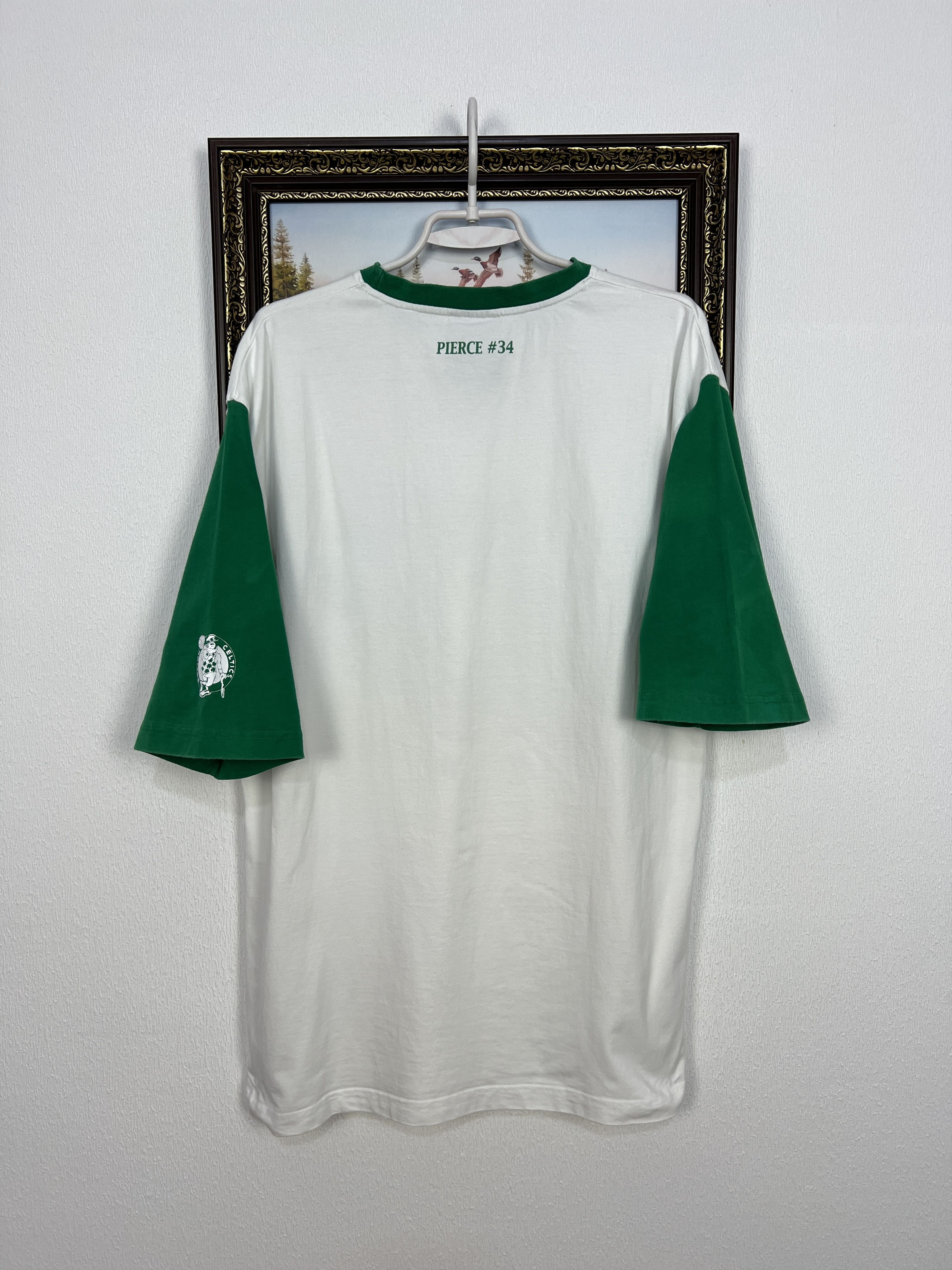 Vintage Vintage UNK Boston Celtics NBA #34 Pierce White Shirt Mens Size US L / EU 52-54 / 3 - 10 Thumbnail