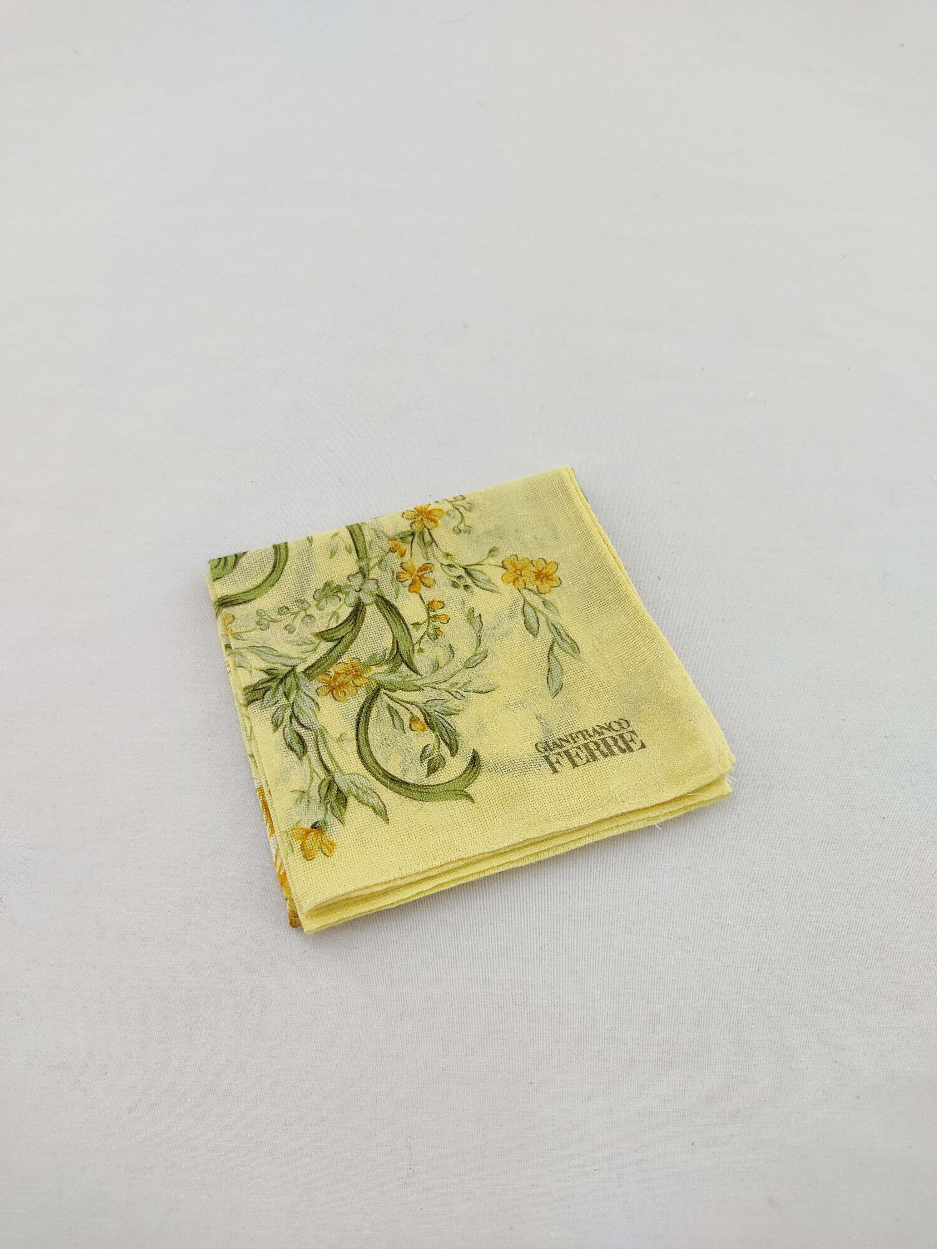 Designer × Gianfranco Ferre × Vintage Gianfranco Ferre Handkerchief / Neckwear / Bandana Size ONE SIZE - 2 Thumbnail