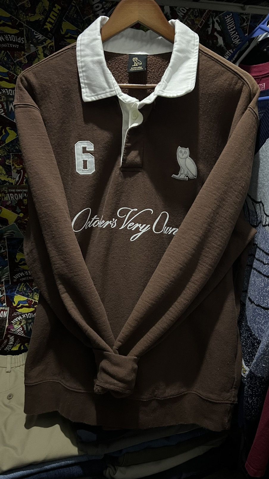 October’s Very Own Rugby Long Sleeve Shirt