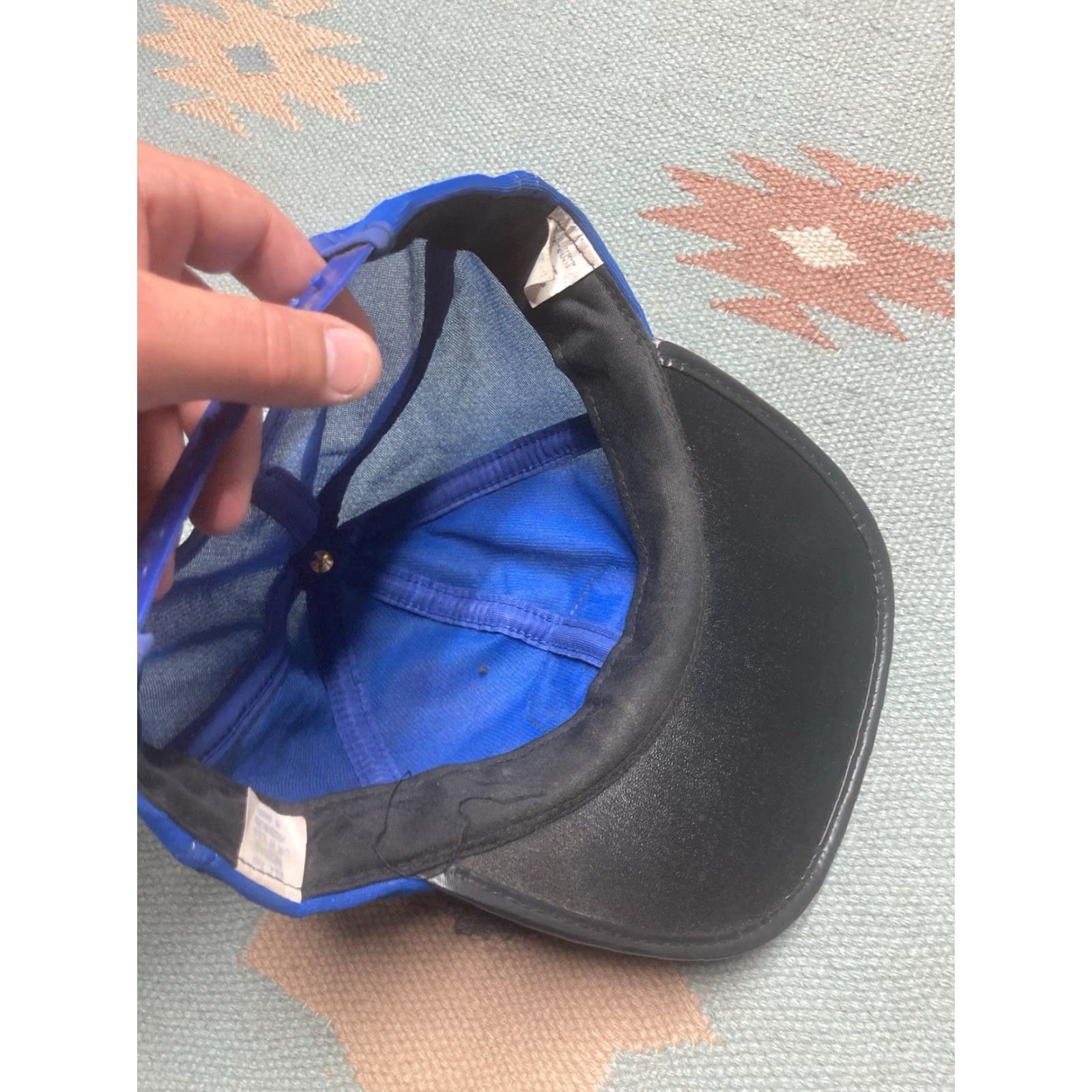 Vintage VINTAGE 70s 80s SnapBack hat cap blue adjustable lightweight white trucks patch Men Size ONE SIZE - 6 Thumbnail