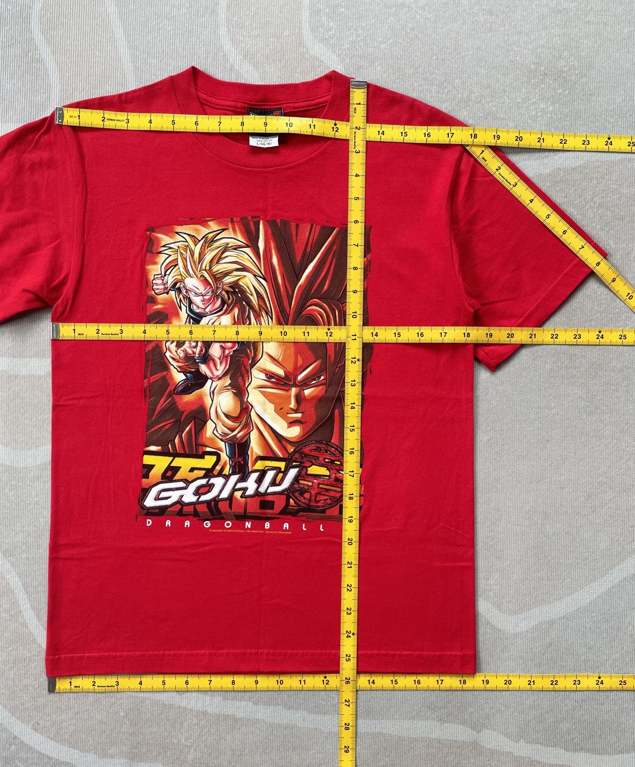 Japanese Brand × Vintage 2003 Vintage Dragon Ball Z Goku Super Saiyan 3 Size US S / EU 44-46 / 1 - 12 Thumbnail