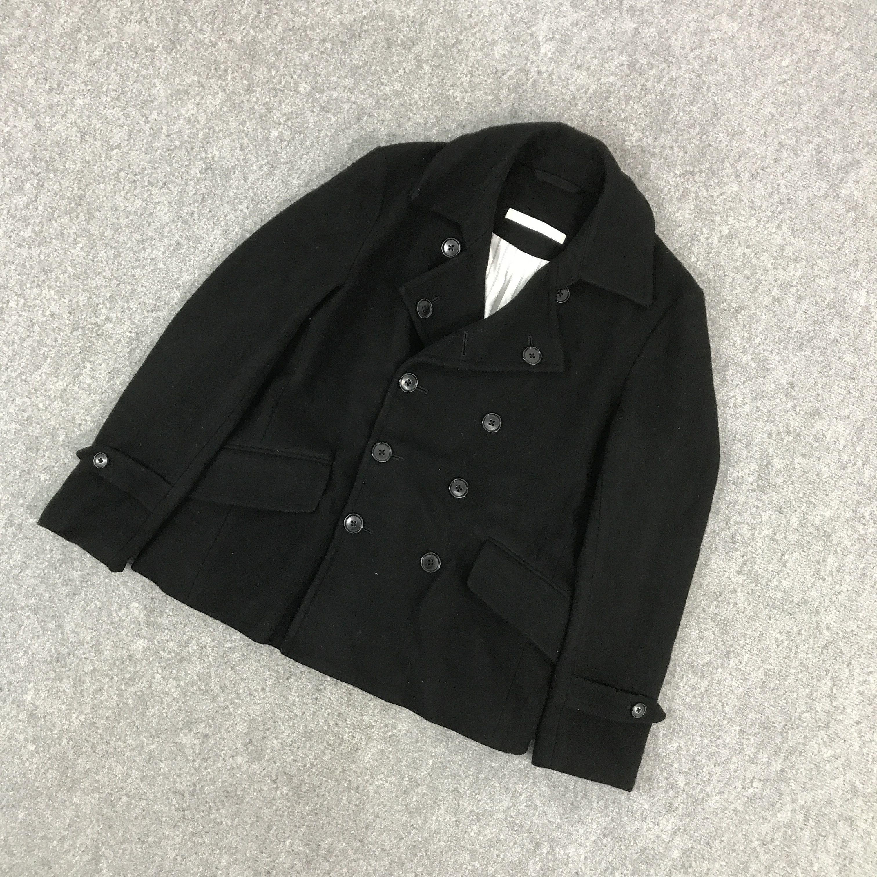 Designer × Japanese Brand MALE & CO DOUBLE BREASTED PUNK JAPAN WOOL JACKET Size US M / EU 48-50 / 2 - 5 Thumbnail