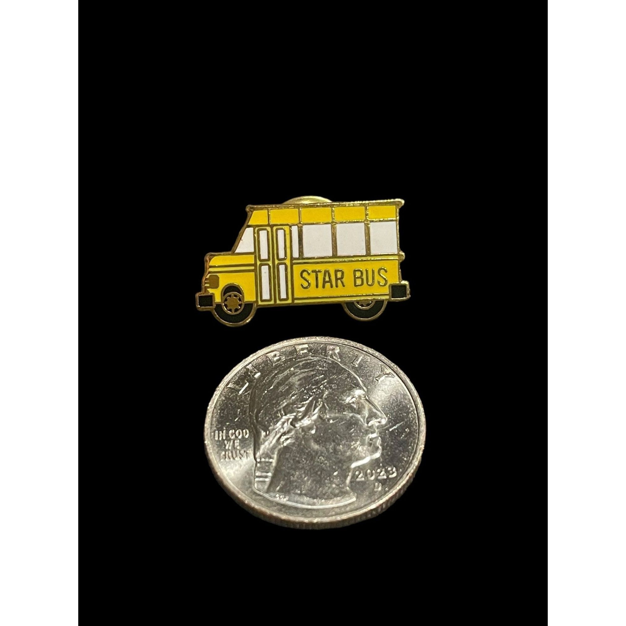 Vintage Vintage Yellow School Star Bus Teacher and Students Enamel B Size ONE SIZE - 5 Thumbnail