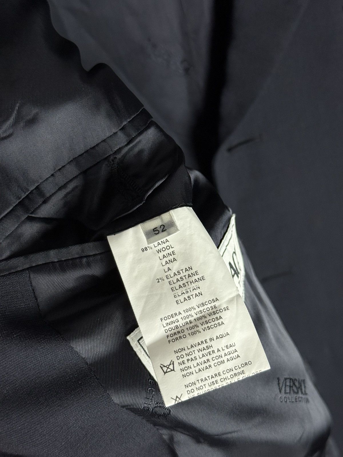 Versace Versace Collection Men's Wool Stretch Three Button Suit 52 Size 52R - 14 Thumbnail