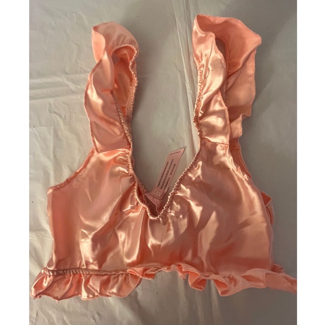 Dolls Kill Dolls Kill Sugar Thrillz Satin Bralette Size: XXS Size ONE SIZE - 2 Thumbnail