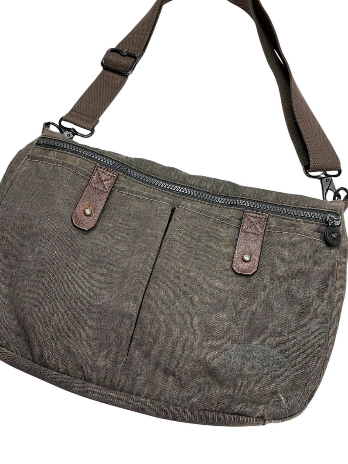 Other KIPLING Y2K MESSENGER BAG BROWN CROSSBODY BAG UTILITY Size ONE SIZE - 10 Thumbnail