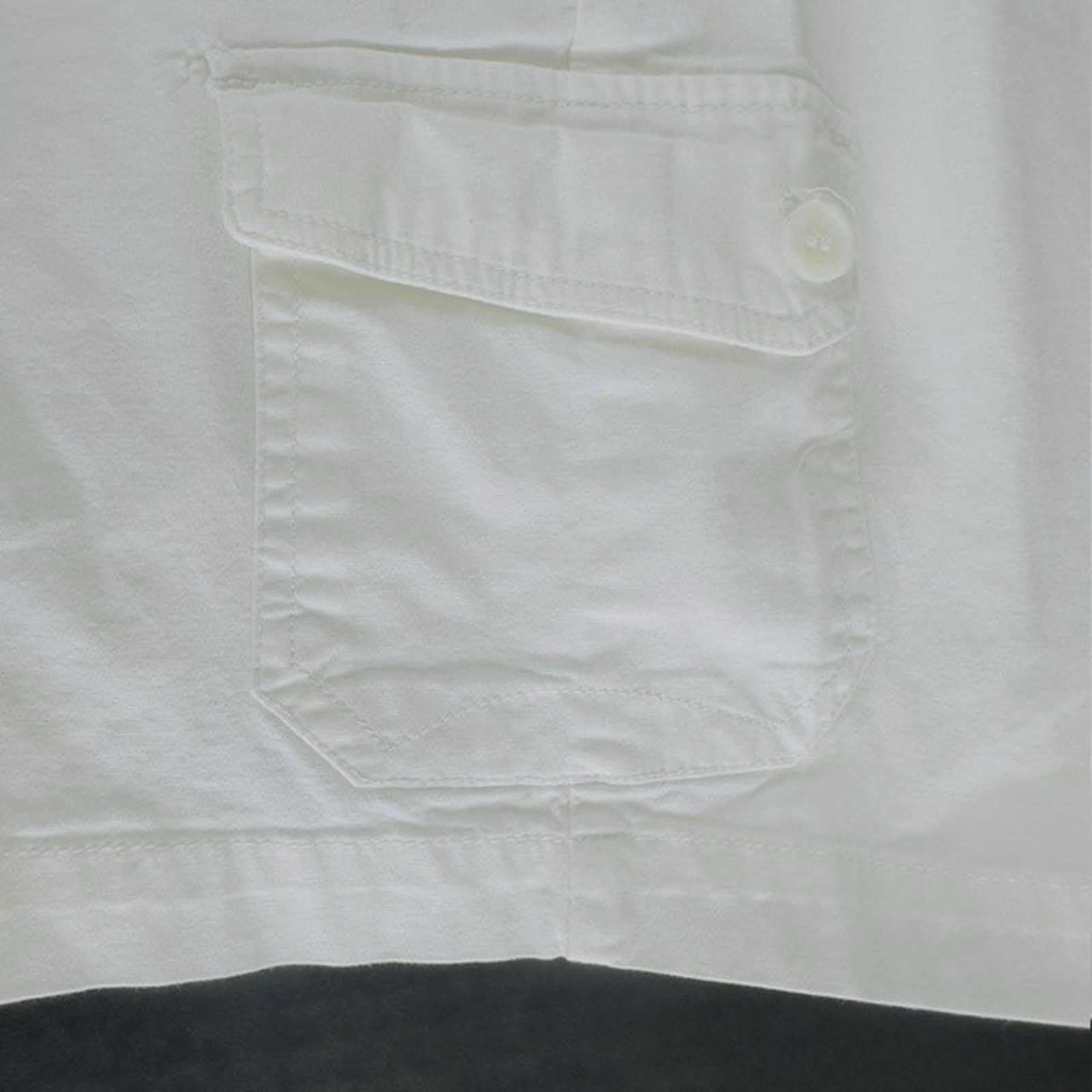 Dockers Dockers Womens White Cotton/Spandex Shorts 16 Cargo Mom VTG Size 38" / US 16 / IT 52 - 15 Thumbnail
