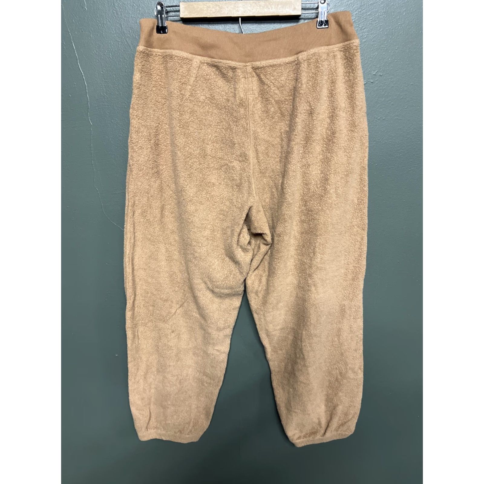 Vintage Aerie Joggers Women XL Brown Fleece Zip Up Tapered Pants Casual Activewear Size XL / US 12-14 / IT 48-50 - 4 Thumbnail