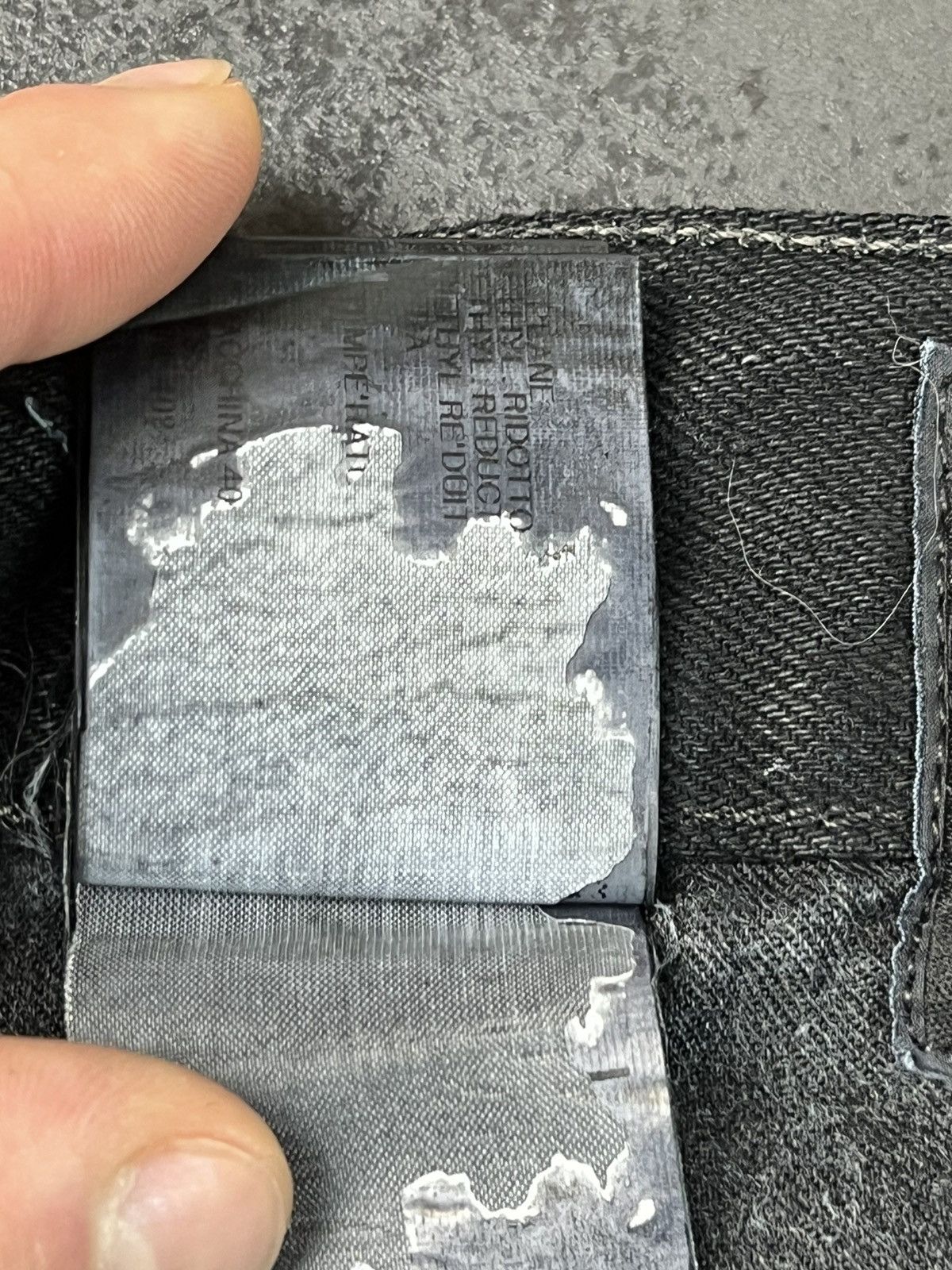 Rick Owens Drkshdw Rick owens drkshdw olmar & mirta waxed denim Size US 31 - 10 Thumbnail