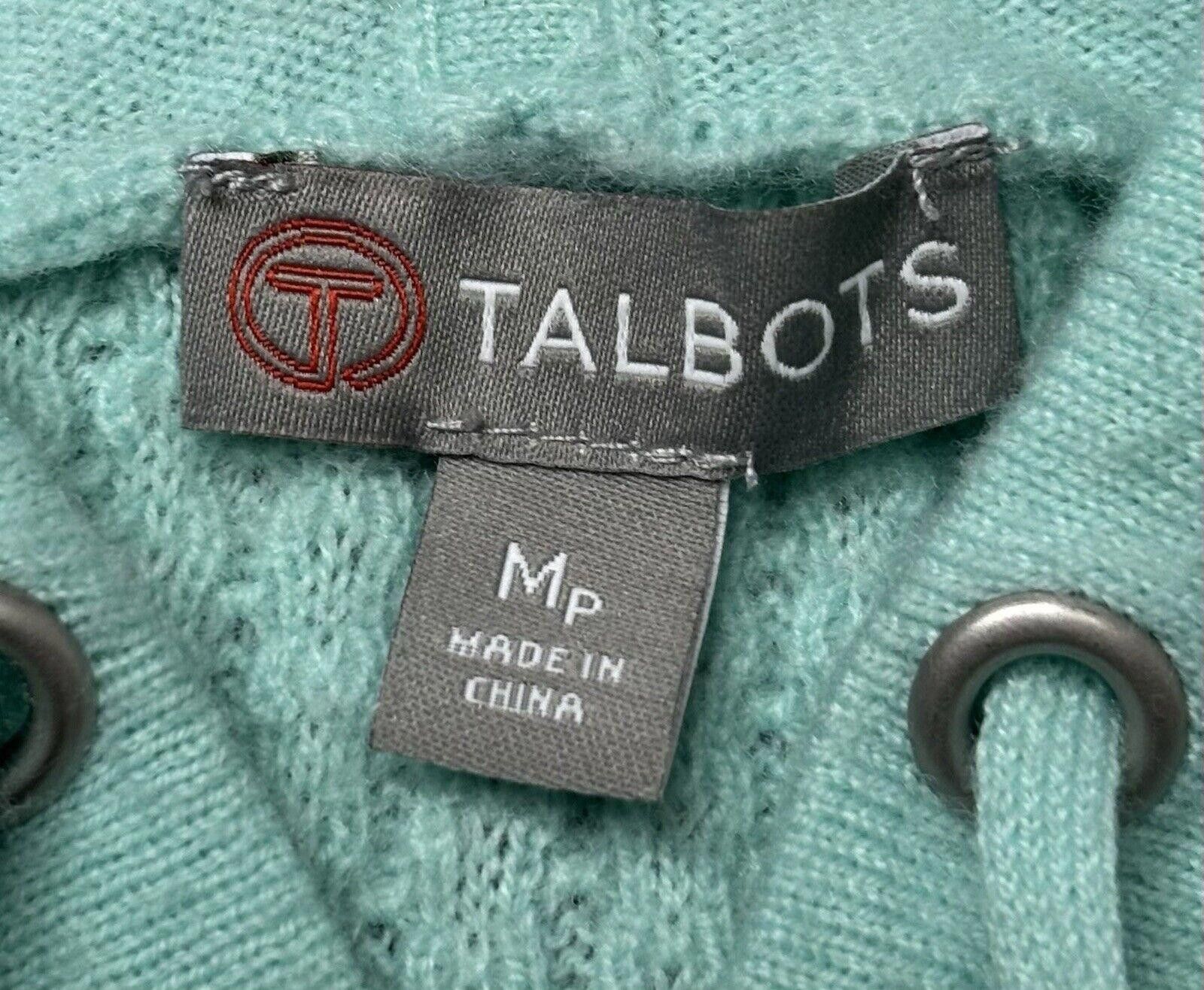 Talbots Talbots Hoodie Women's Medium Petite Lambswool Blend Waffle Size M / US 6-8 / IT 42-44 - 2 Thumbnail