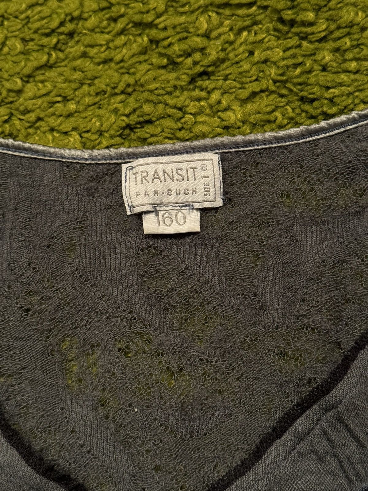 Transit × Transit Uomo Transit par-such avant garde mesh wool sweater Size S / US 4 / IT 40 - 3 Thumbnail