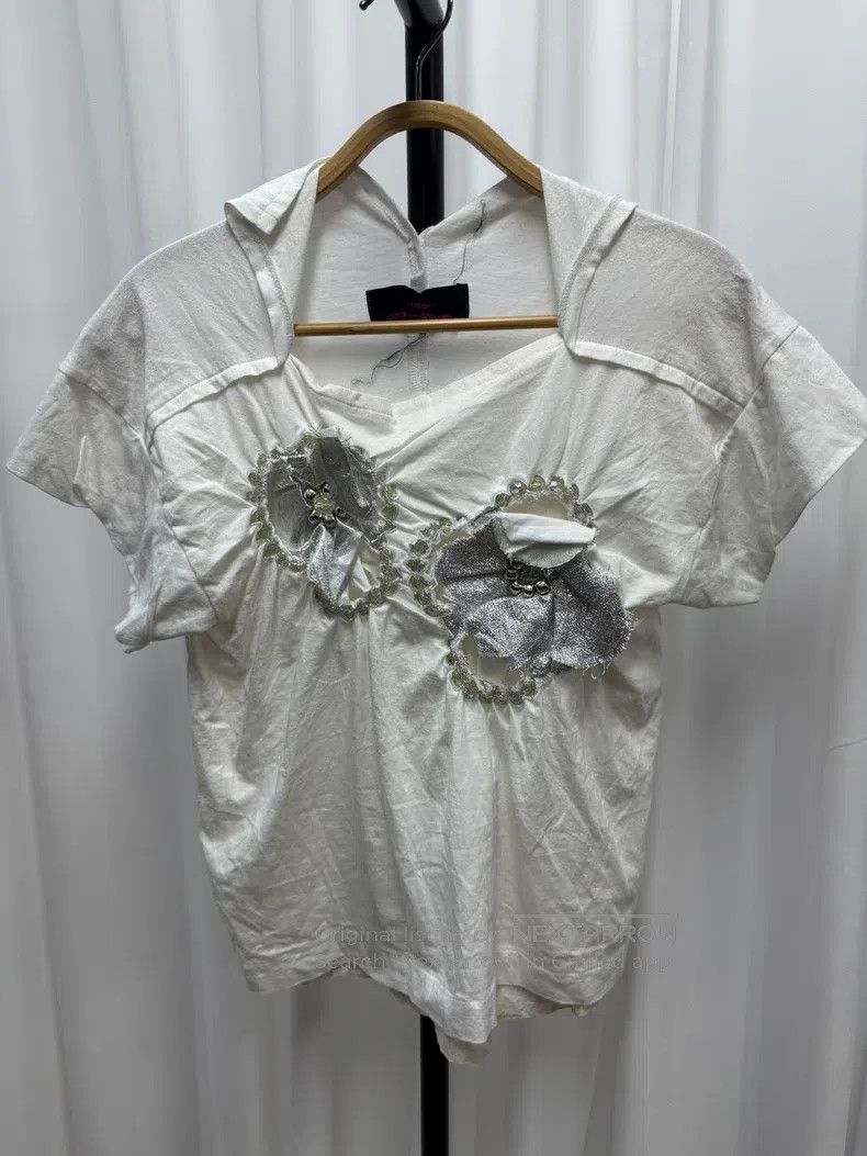 Comme des Garcons Comme des Garcons Skull Diamond Flower Short Sleeve Size S / US 4 / IT 40 - 1 Thumbnail