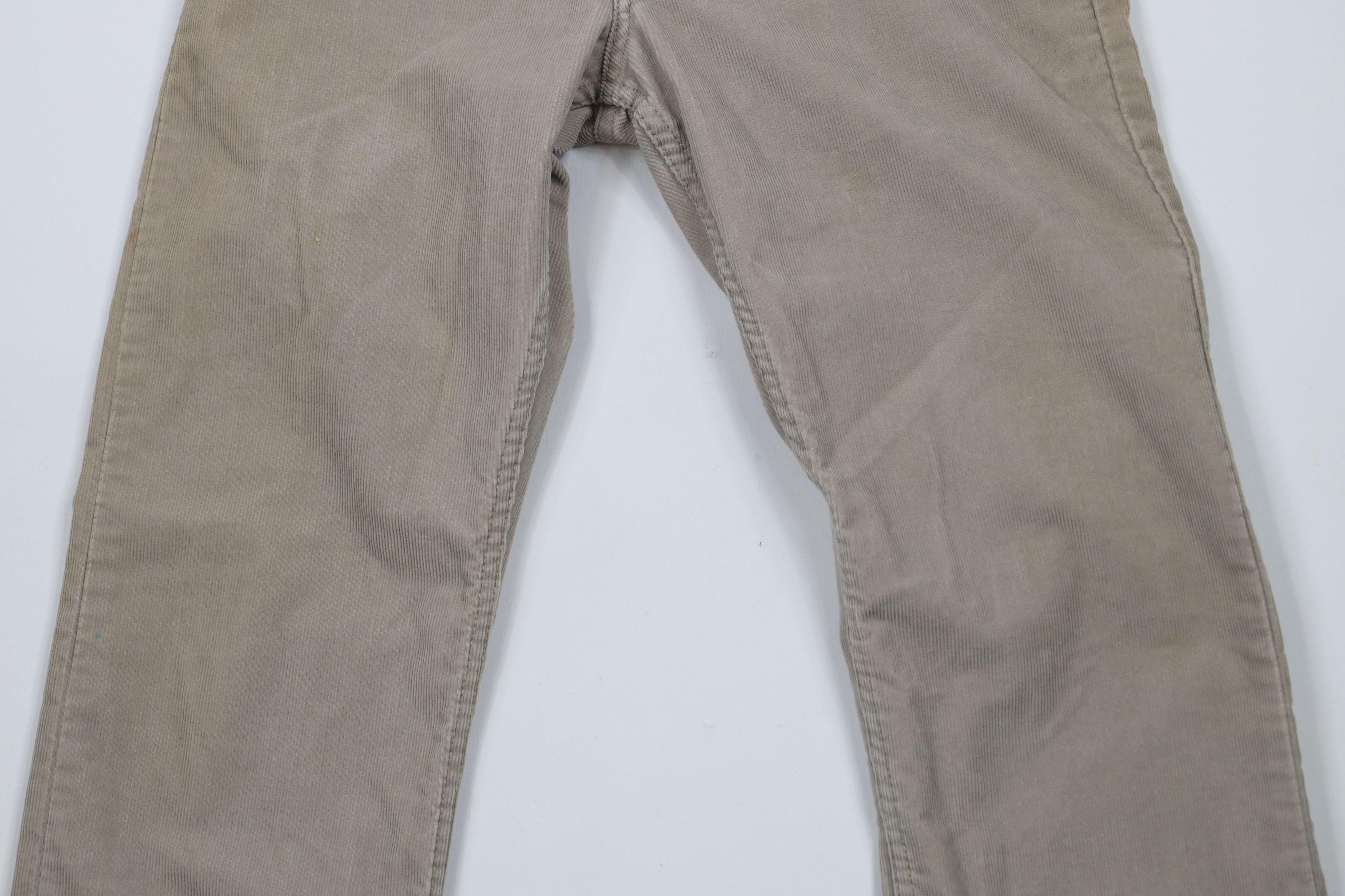 Levi's × Vintage Vintage Y2K Levis 505 Regular Fit Corduroy Chino Pants Gray Size US 31 - 3 Thumbnail