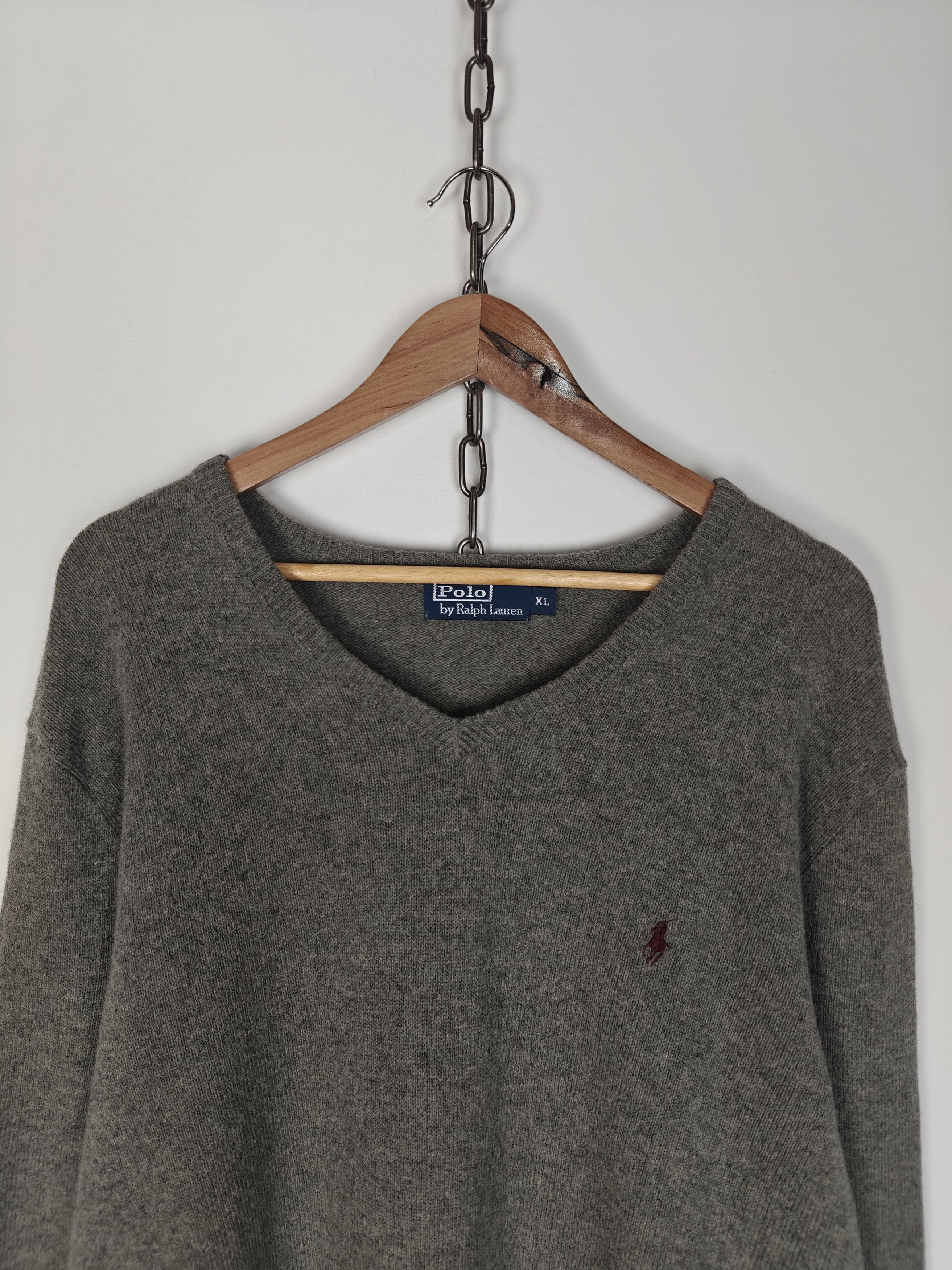 Polo Ralph Lauren Polo Ralph Lauren Sweater Wool Pullover Jumper Gray size XL Size US XL / EU 56 / 4 - 2 Thumbnail