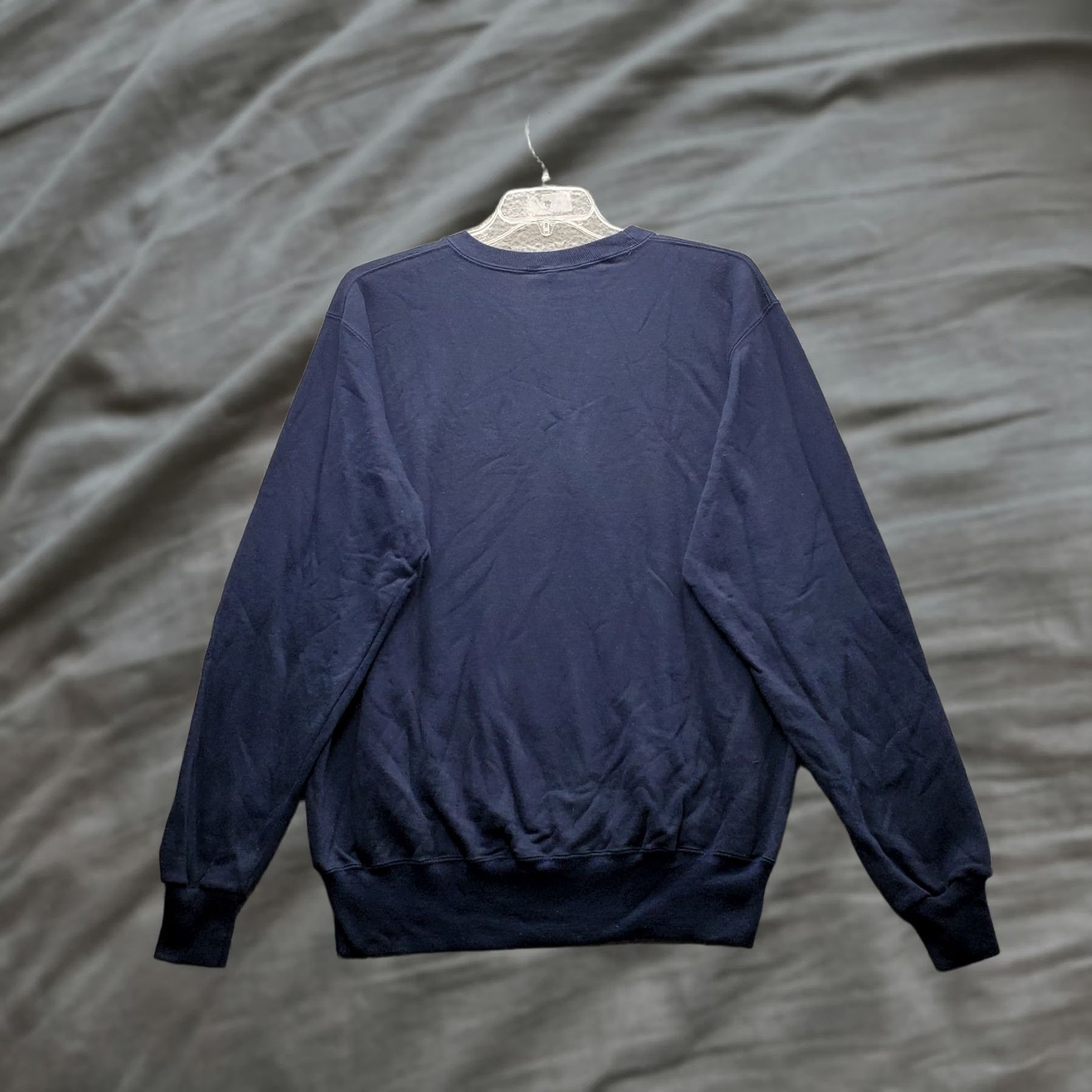 Champion Champion Sweatshirt Mens XXL Navy Embroidered Logo Crew Neck Rib Hem Size US XXL / EU 58 / 5 - 1 Thumbnail