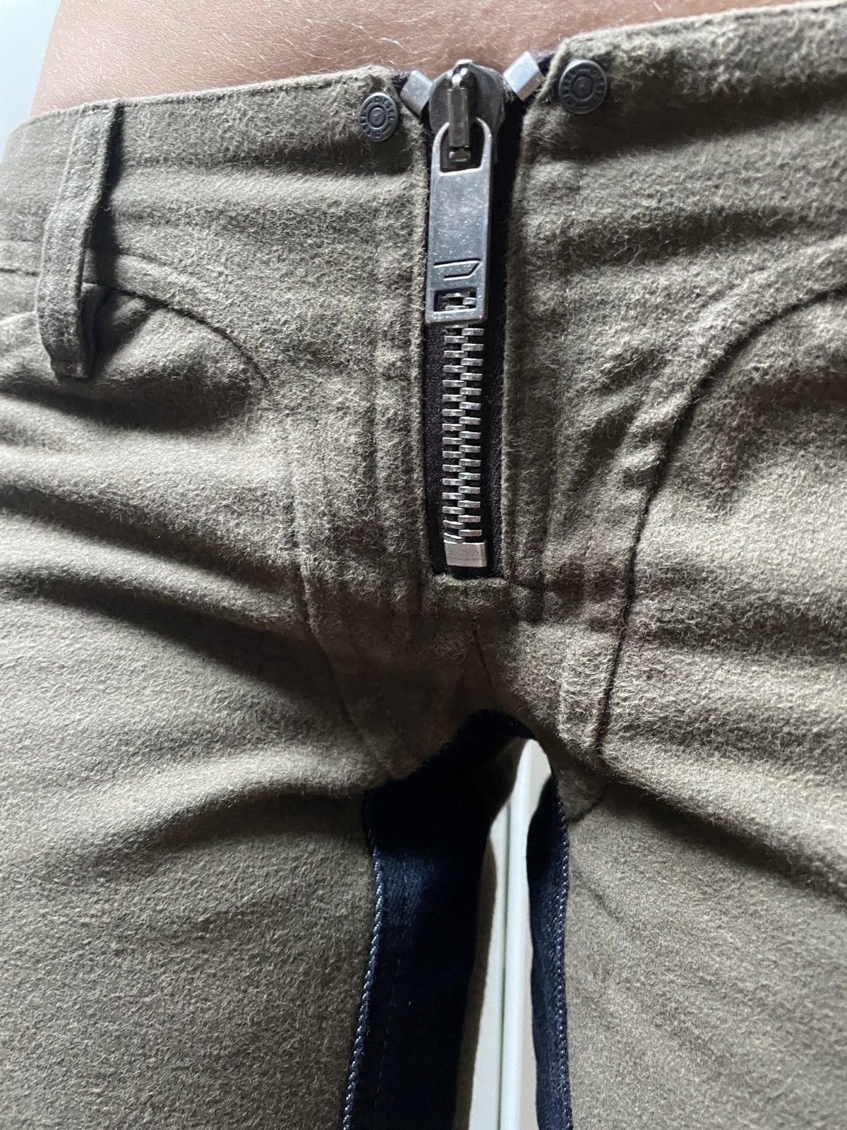 Diesel Diesel pants y2k low waist olive green Size 28" / US 6 / IT 42 - 6 Thumbnail