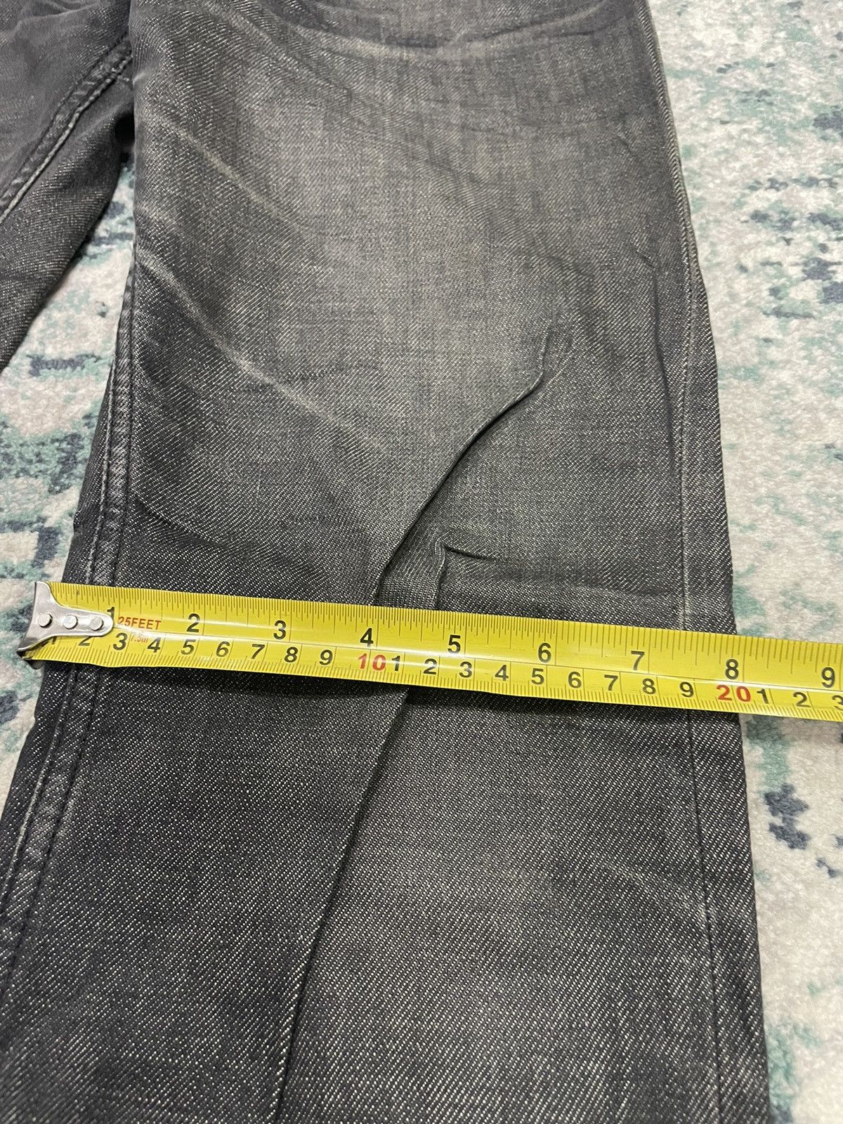 Jil Sander Jil Sander By Raf Simon Waxed Style Distressed Denim Size US 32 / EU 48 - 21 Thumbnail
