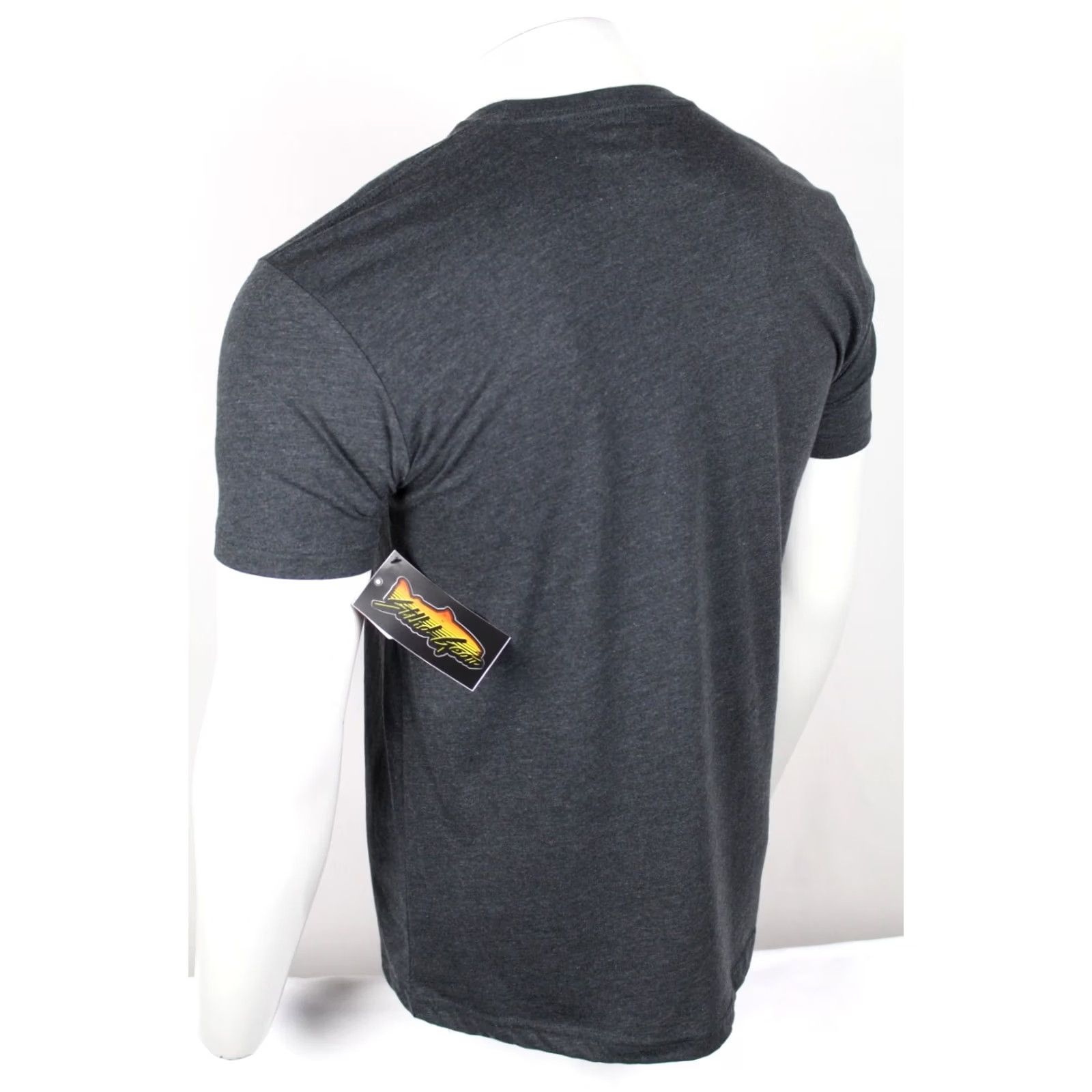 Vintage STLHD Fishing Men's T Shirt Necessities Bacon Coffee Whiskey Repeat M Medium Gray Solid Short Sleeve Crew Neck Graphic Print Non-Vintage Size US M / EU 48-50 / 2 - 2 Thumbnail
