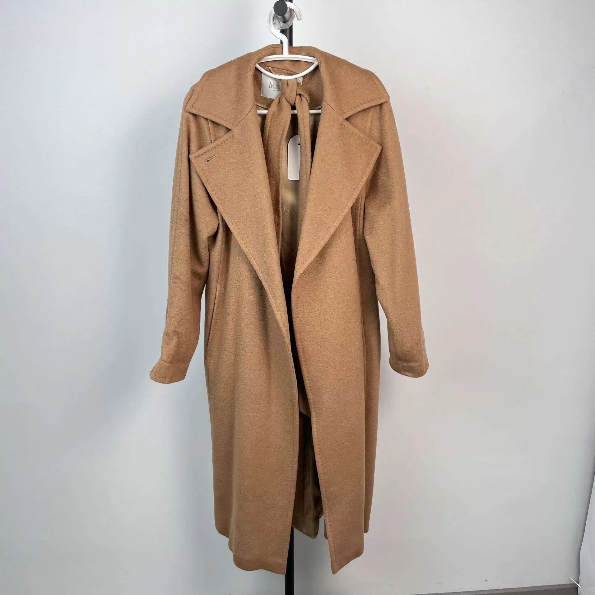 Max Mara MaxMara Camel Overcoat 95 New Size S / US 4 / IT 40 - 1 Thumbnail