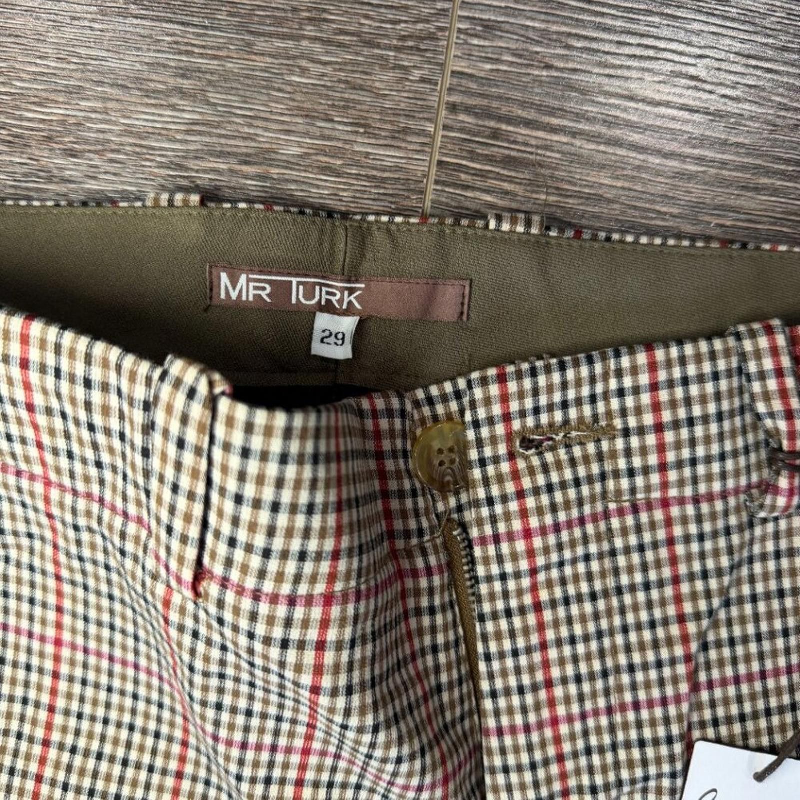 Mr Turk Mr Turk Men Plaid Trousers Size 29 New With Tags Retail 298 Size US 29 - 5 Thumbnail