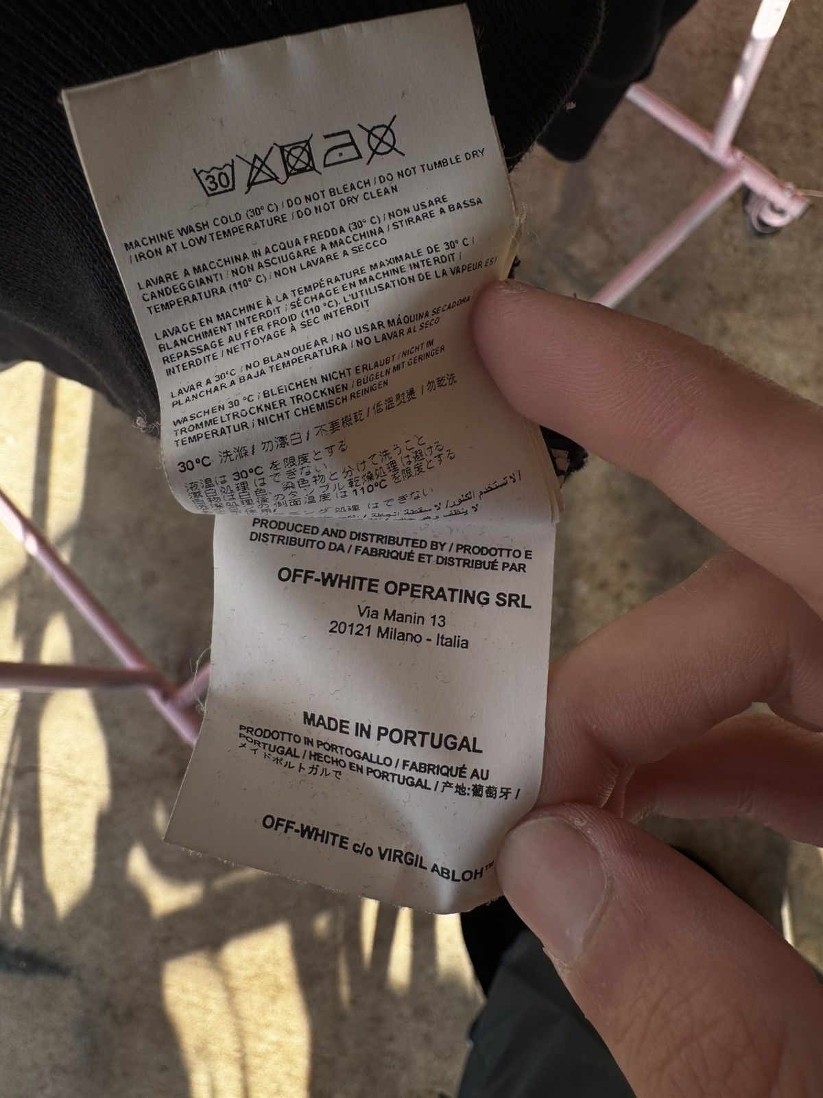 Off-White OFF WHITE DIAGONAL HOODIE “SEEING THINGS” Size US XS / EU 42 / 0 - 11 Thumbnail