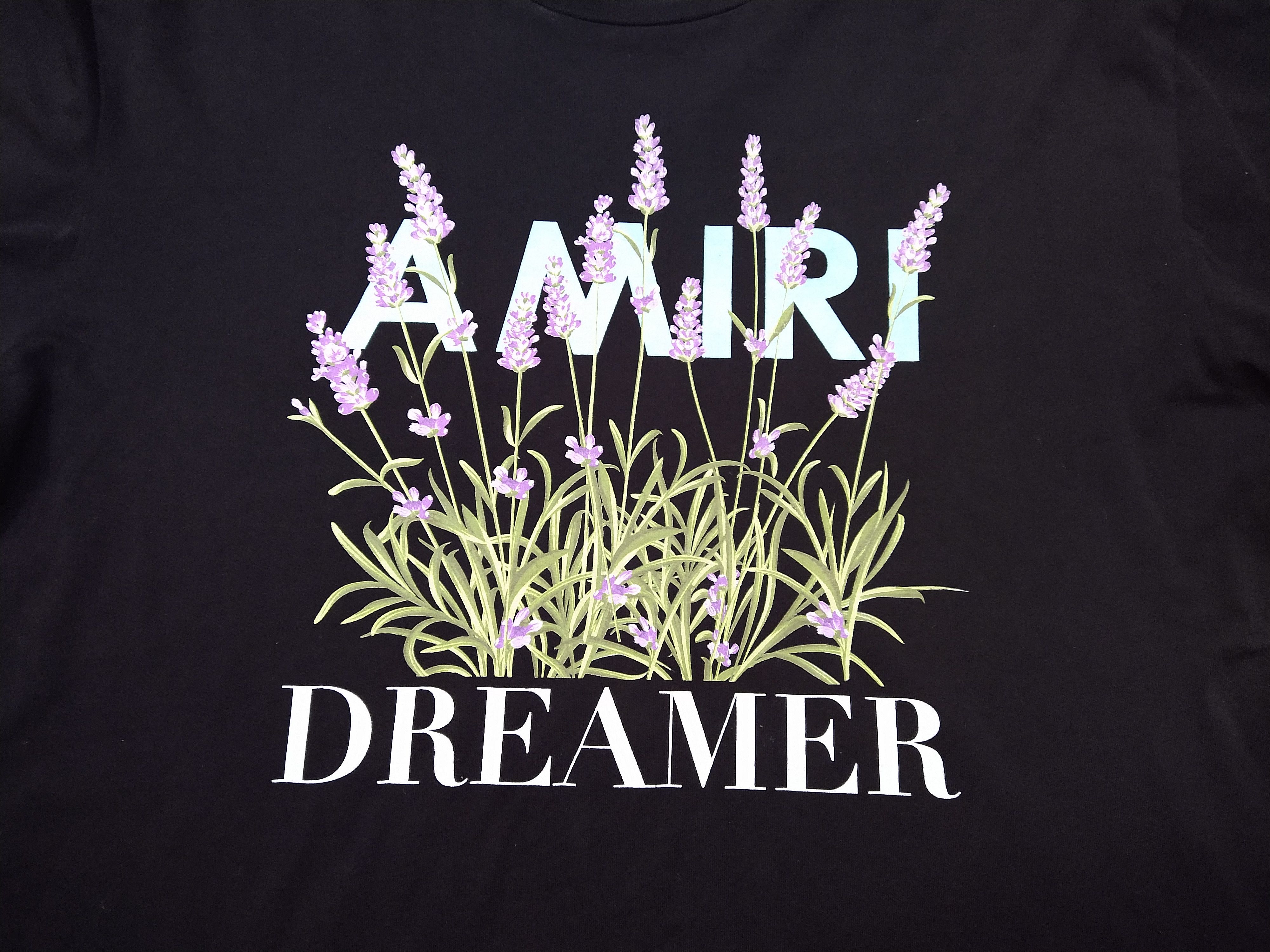 Amiri Amiri Dreamer Tshirt Size XS Black Flowers Short Sleeve Mike Size US XS / EU 42 / 0 - 2 Thumbnail