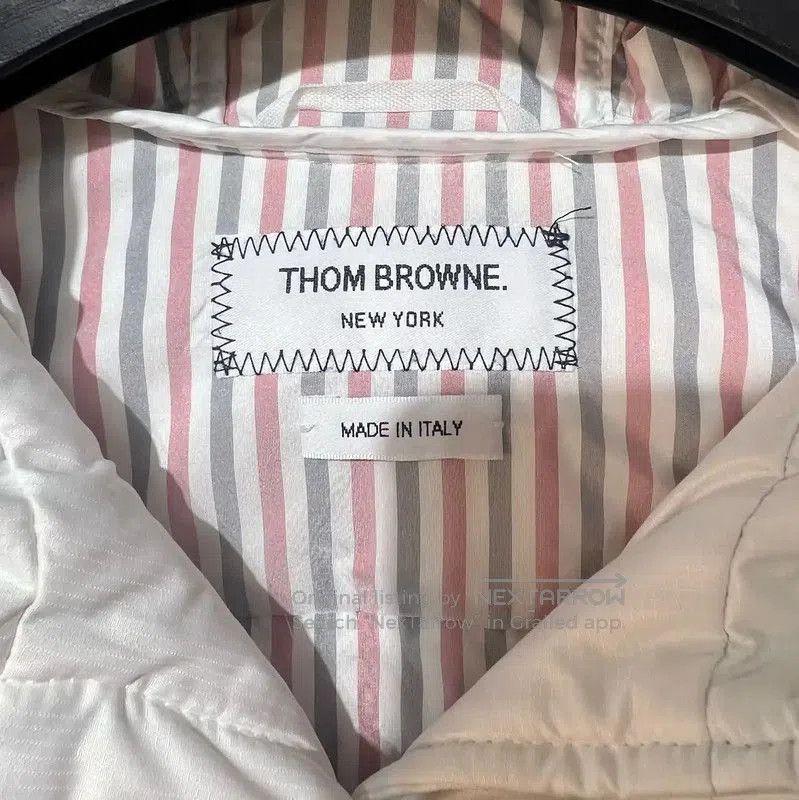 Thom Browne Thom Browne Long White Puffer Coat for Women . Size S / US 4 / IT 40 - 4 Thumbnail
