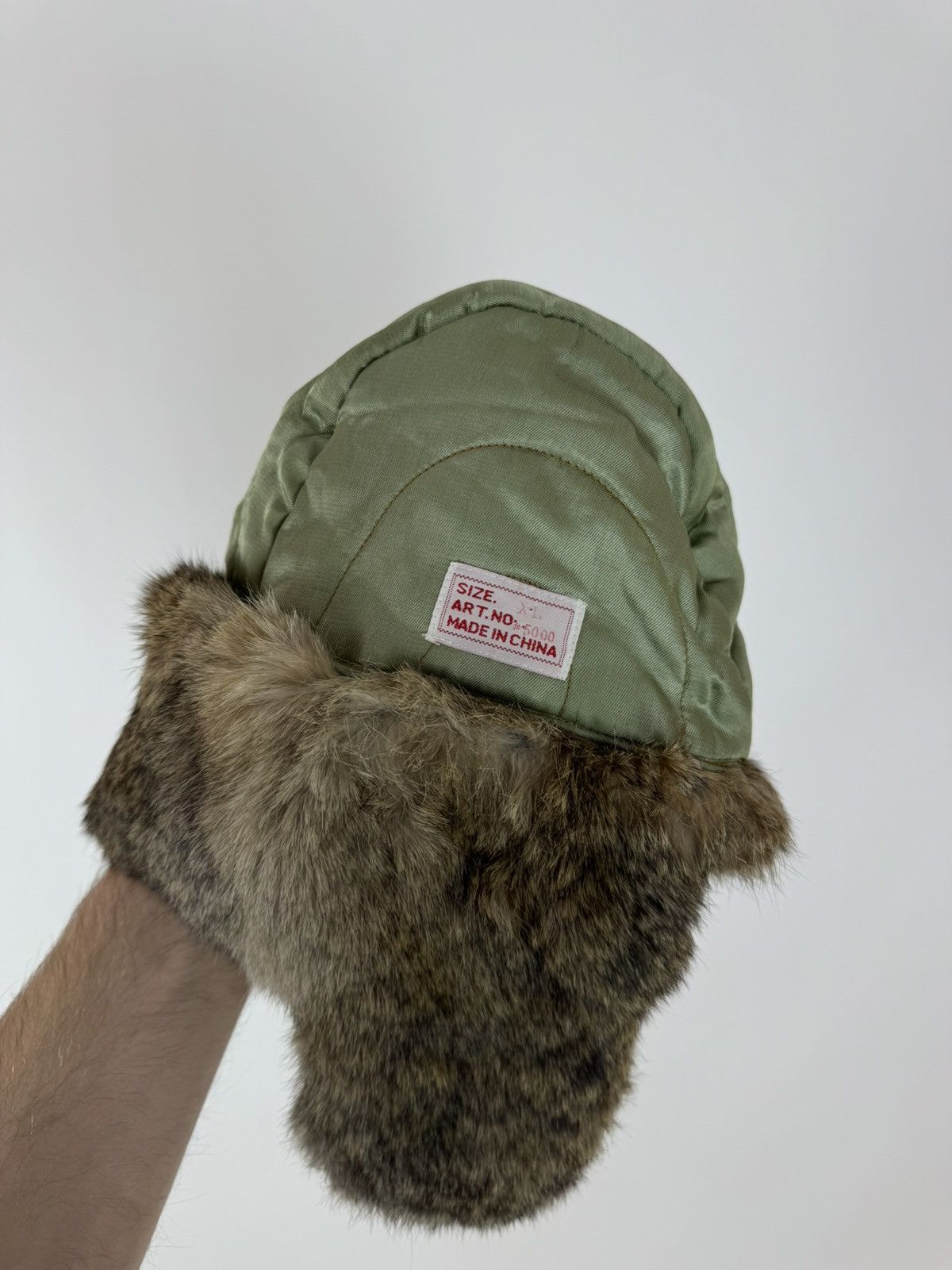 Other Vintage Army Ushanka Winter Fur Hat, Tyler The Creator Size ONE SIZE - 12 Thumbnail
