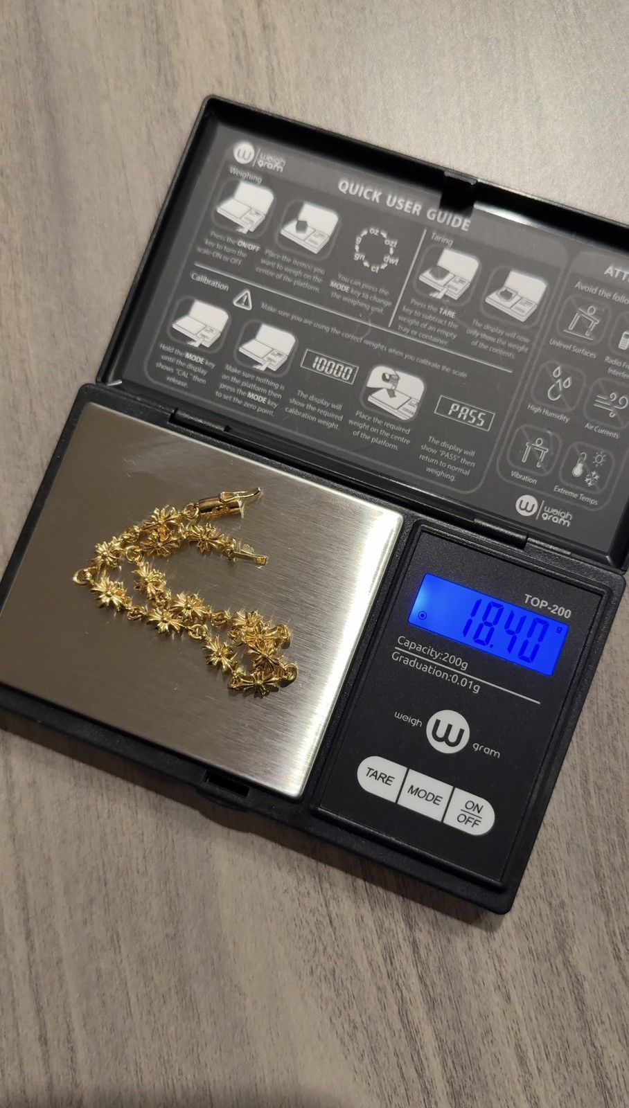 Chrome Hearts Chrome Hearts Tiny E Gold 13 Link 22k Bracelet Size ONE SIZE - 16 Thumbnail