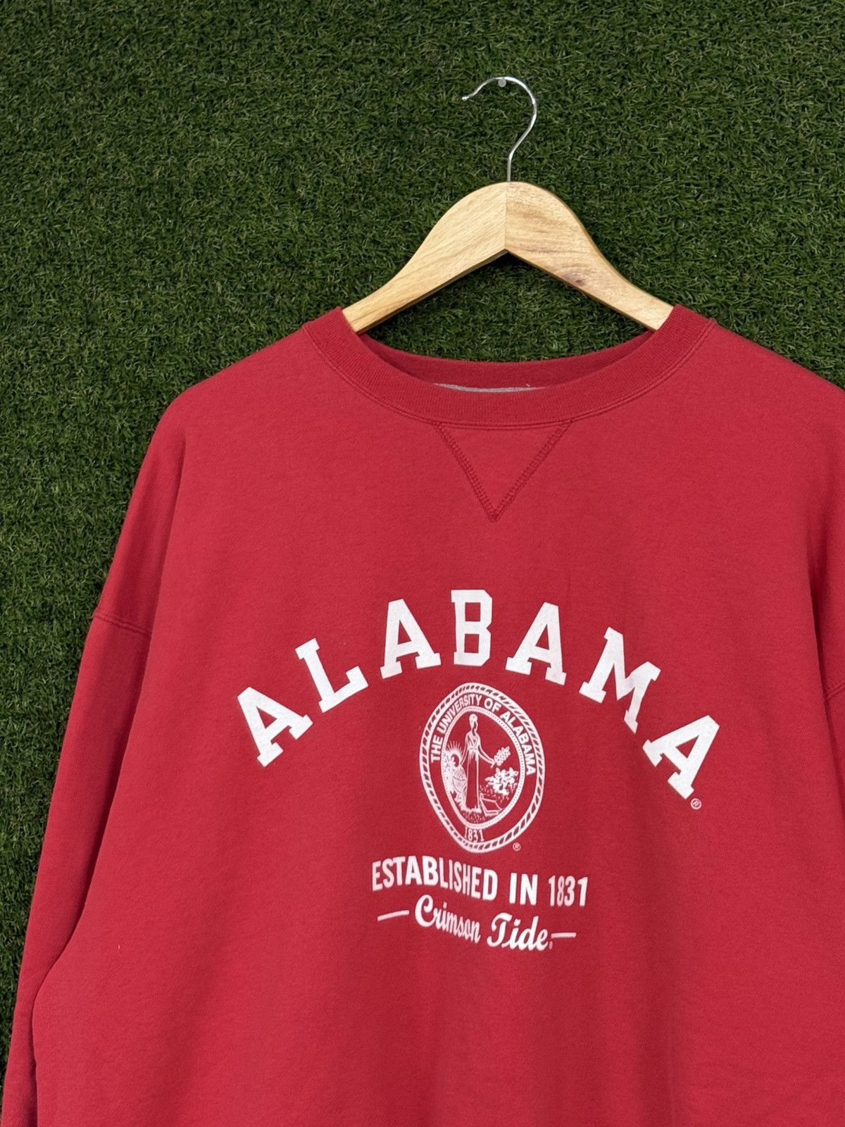 Champion Vintage University Of Alabama Crimson Tide Sweatshirt Red XL Size US XL / EU 56 / 4 - 3 Thumbnail