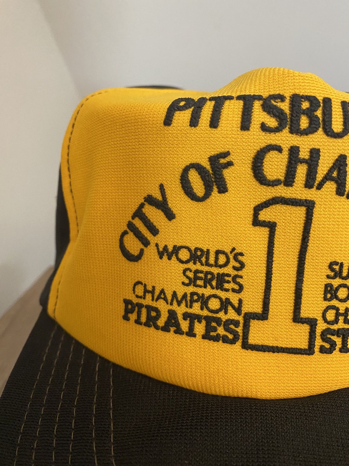 MLB Vintage 1979 Pittsburgh Steelers Pirates Champs Snap Back Size ONE SIZE - 2 Thumbnail