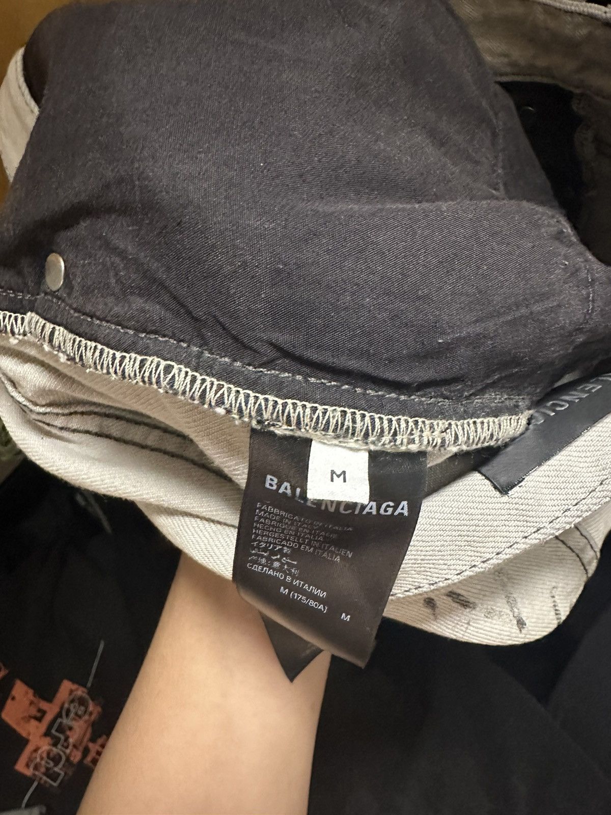 Balenciaga Balenciaga fw23 griffin baggy denim Size US 34 / EU 50 - 7 Thumbnail