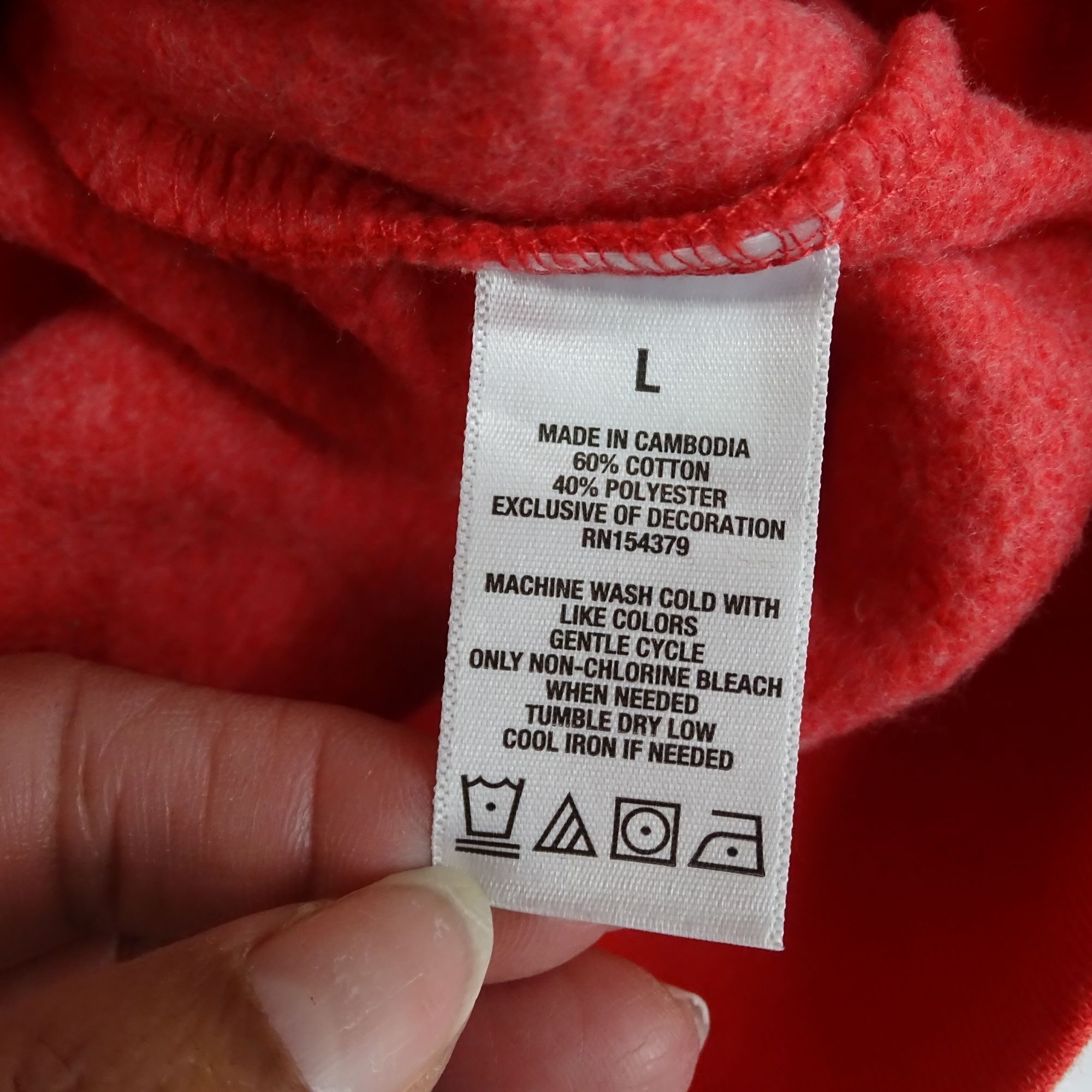 Aeropostale Aeropostale Red Graphic Hoodie Sweatshirt Women Size L Size L / US 10 / IT 46 - 5 Thumbnail