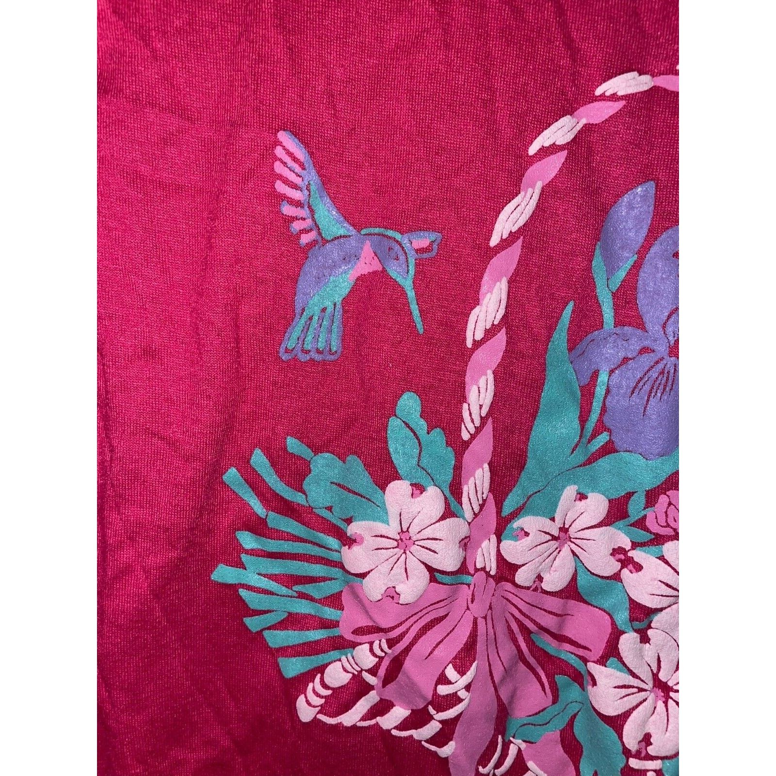 Jerzees Vintage Pennsylvania Shirt Flower Pink Tee VTG 90s Medium Size US M / EU 48-50 / 2 - 3 Thumbnail