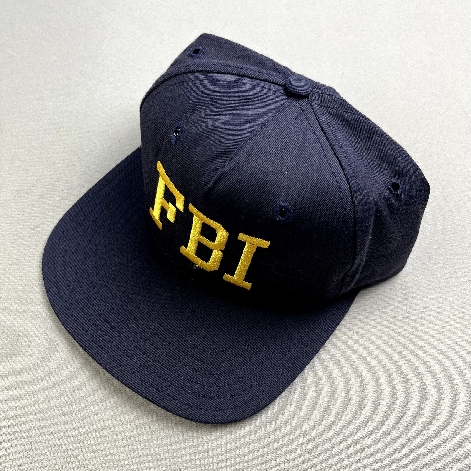 Vintage Vintage FBI Hat Snapback Blue Federal Bureau Investigation ...