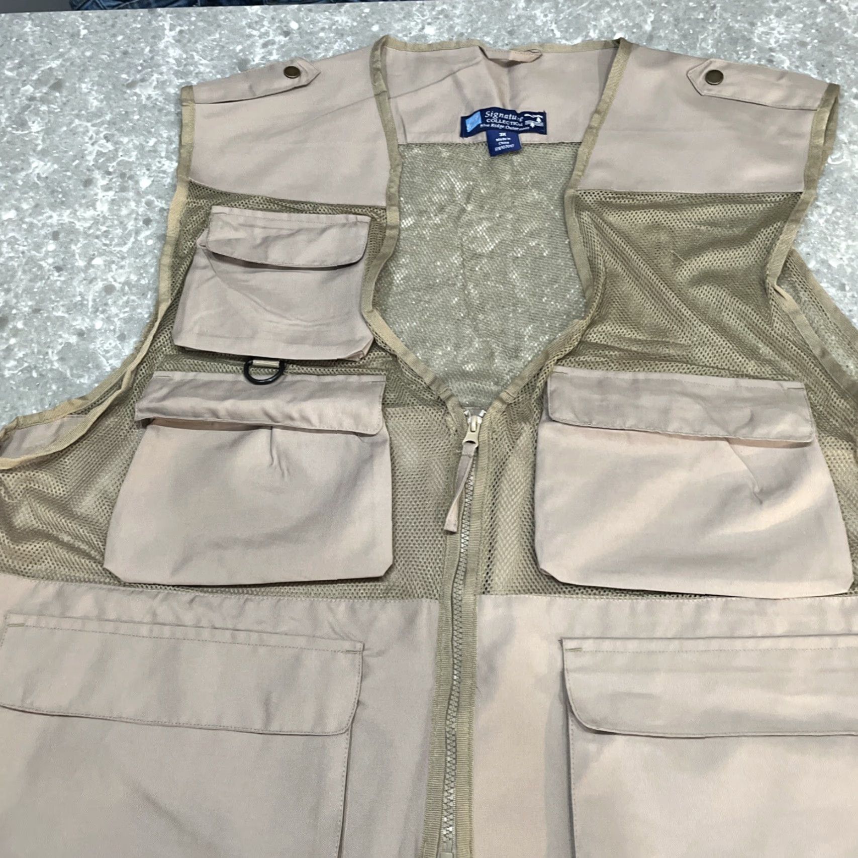 Vintage VINTAGE Blue Ridge Outerwear Vest Men 3XL Brown Cotton Blend Lining Hunting Fish Theme Ridge Shirt? Size US XXL / EU 58 / 5 - 3 Thumbnail