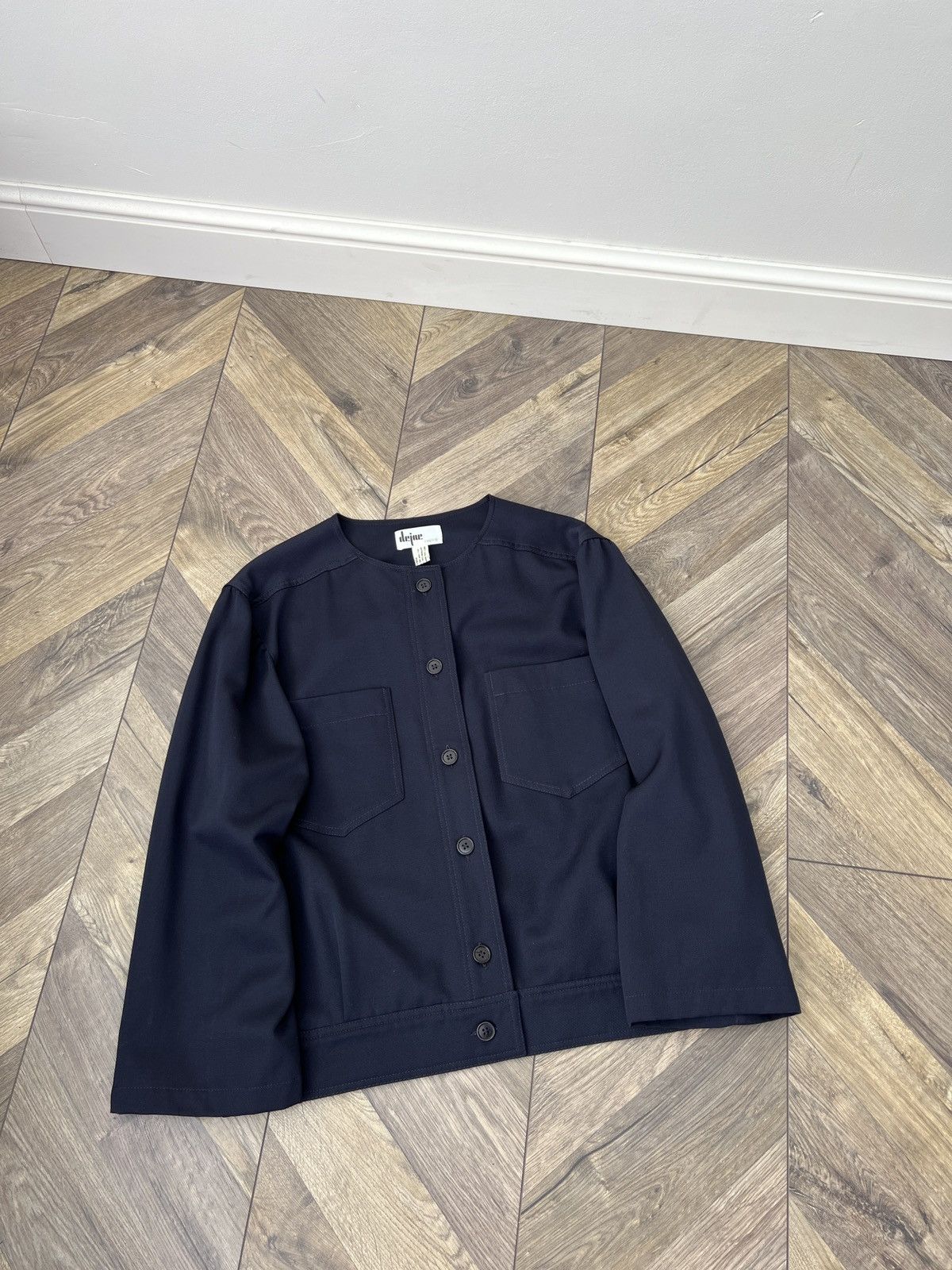 Designer Vintage Dejae Paris women’s Minimalist Suit Made in France Size M / US 6-8 / IT 42-44 - 5 Thumbnail