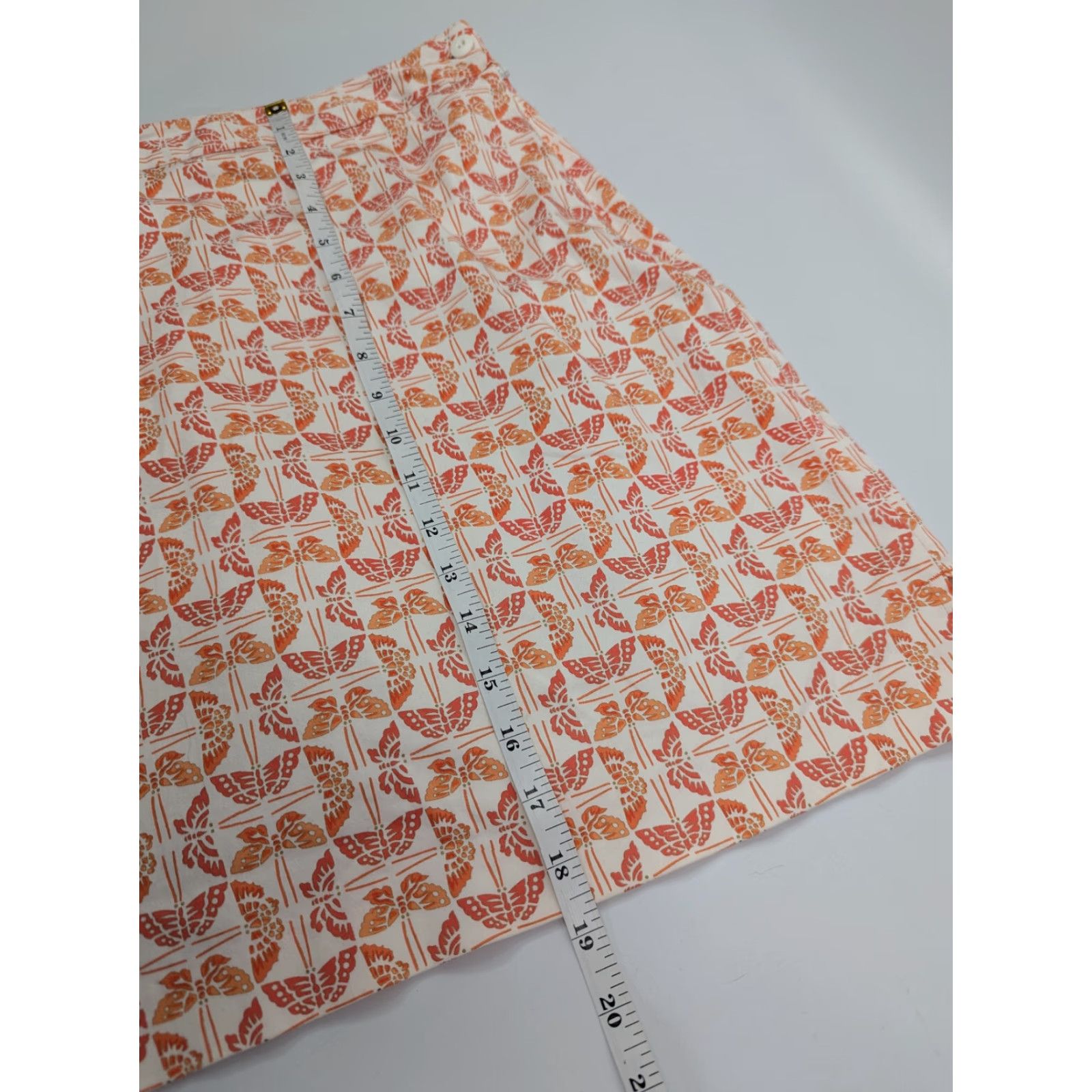Vintage EP Pro Skort Womens 14 Orange Golf Tennis Butterfly Shorts Skirt Performance Athletic Activewear Size 36" / US 14 / IT 50 - 4 Thumbnail