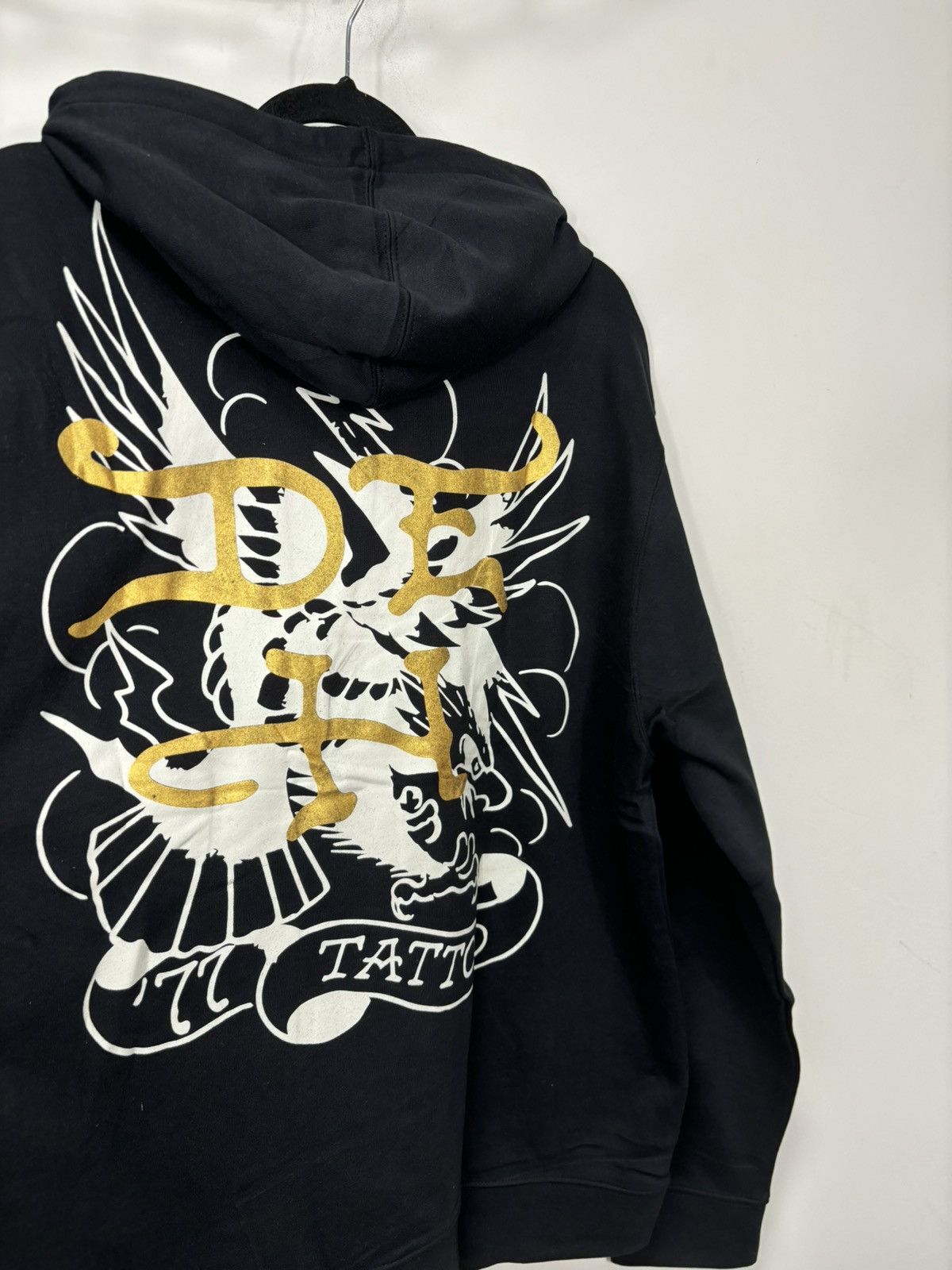 Christian Audigier Ed Hardy Christian Audigier Dead Skull Tattoo Black Hoodie Size US XL / EU 56 / 4 - 13 Thumbnail
