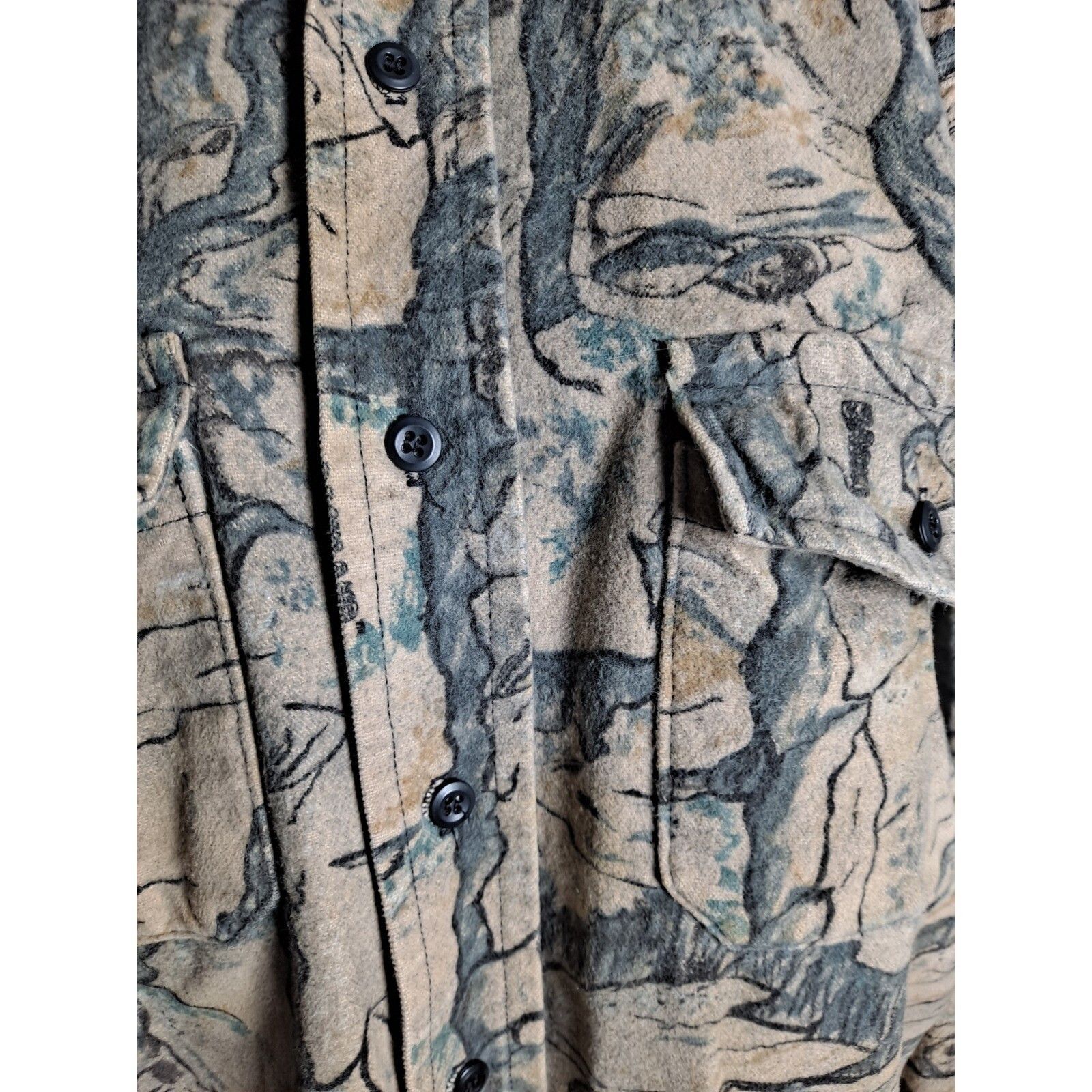 Other Gander Mountain Camo Button Up Long Sleeve Outdoor Shirt Jac Size US L / EU 52-54 / 3 - 7 Thumbnail