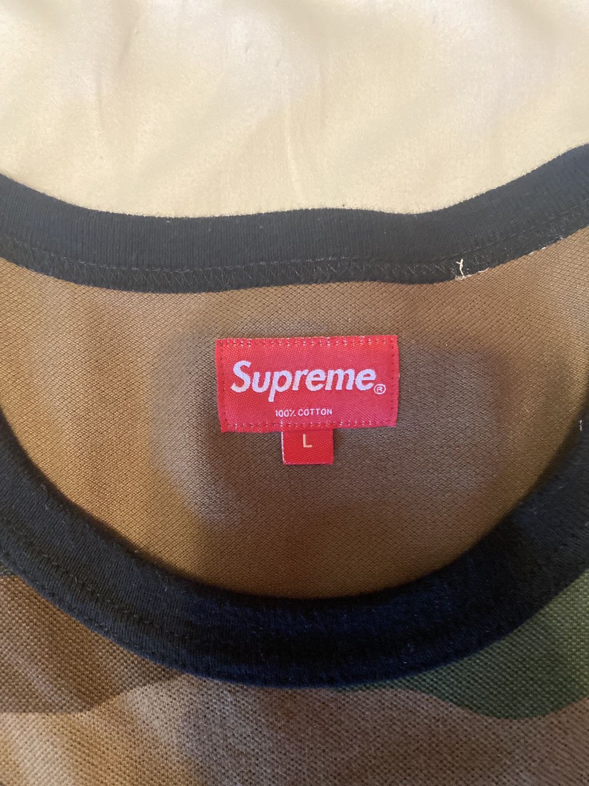 Supreme Supreme Tape Stripe Top Size US L / EU 52-54 / 3 - 2 Thumbnail