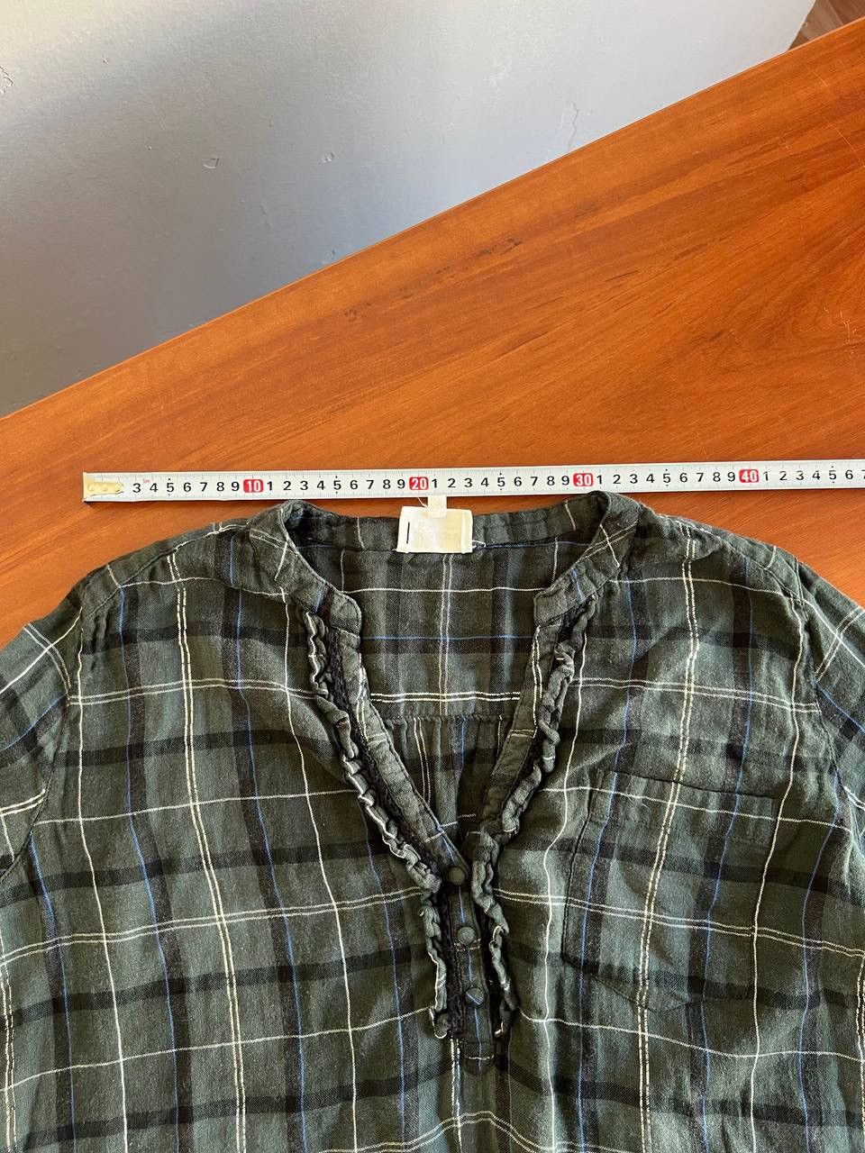Sezane SEZANE WOMAN CLASSIC COTTON PLAID BUTTON SHIRT BLOUSE SZ 40 Size S / US 4 / IT 40 - 13 Thumbnail