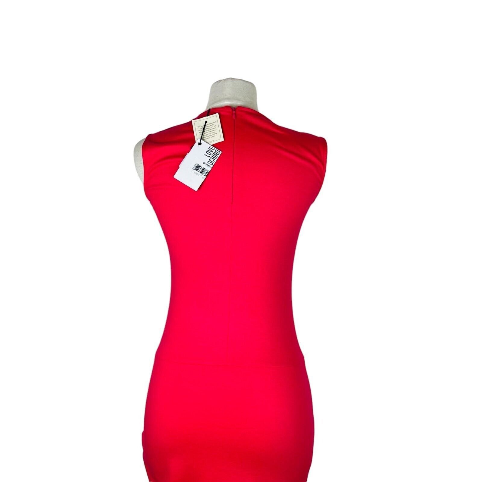 Love Moschino Moschino Red Bodycon Dress Size S / US 4 / IT 40 - 3 Thumbnail