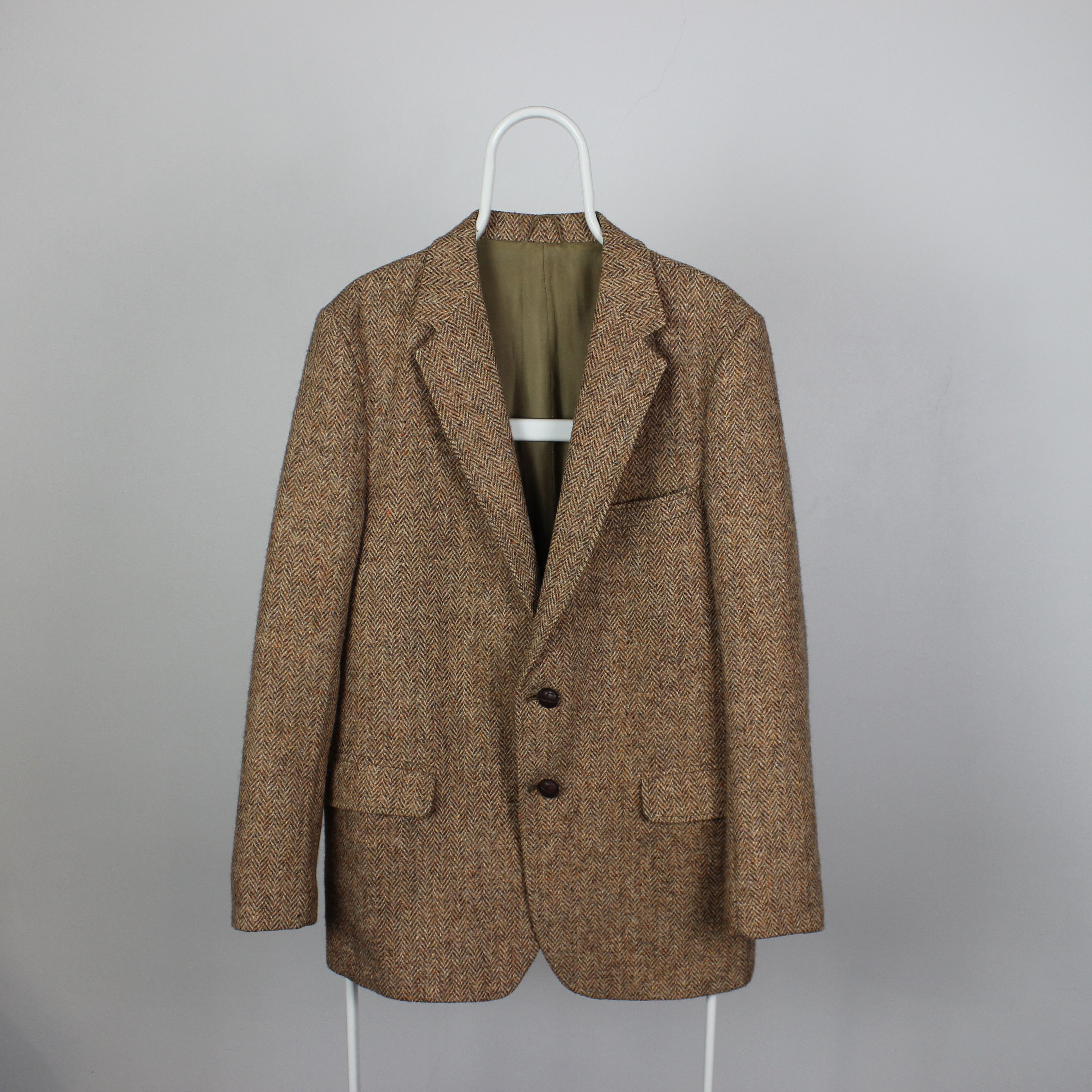 Harris Tweed Harris Tweed blazer men wool M L beige Size 48R - 3 Thumbnail