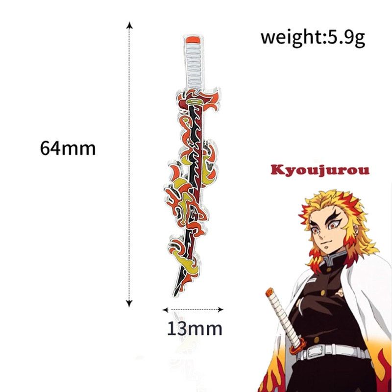 & Other Stories Demon Slayer Kyojuro Rengoku's Sword Enamel Pins 84-1 Size ONE SIZE - 2 Thumbnail