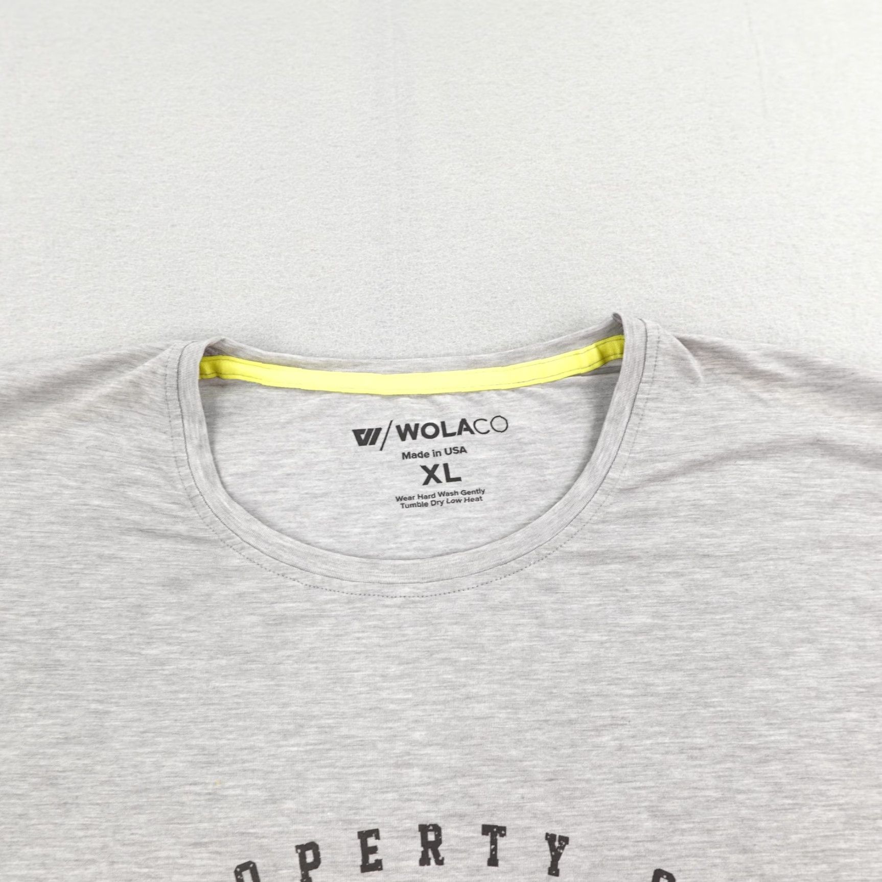 Vintage WOLACO Shirt Mens XL Gray Performance Lightweight Athletic Workout Gym Made USA Size US XL / EU 56 / 4 - 2 Thumbnail