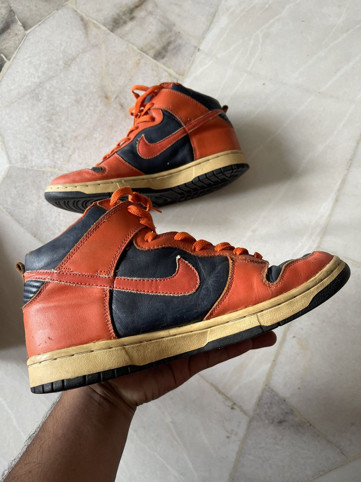 Nike 2002 Nike Dunk Obsidian Collage Orange Size US 9.5 / EU 42-43 - 8 Thumbnail