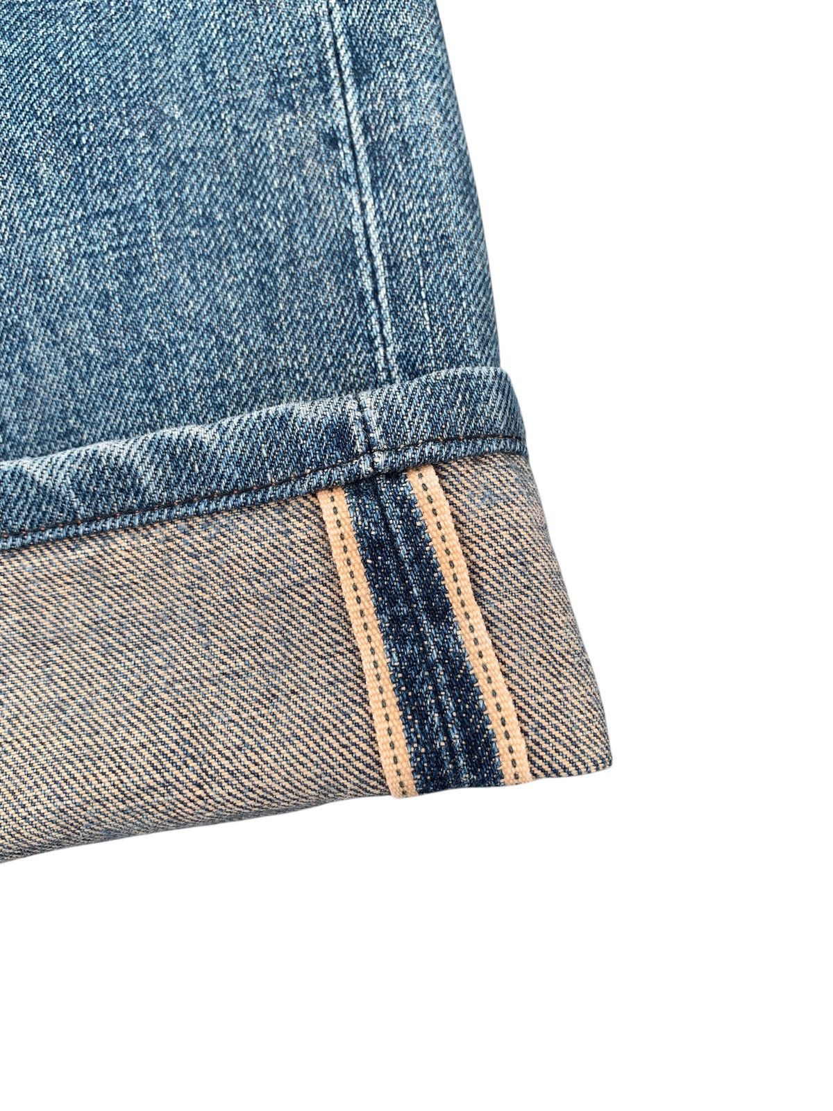 Wrangler VINTAGE WRANGLER SELVEDGE BAGGY JAPANESE FADED DENIM Size US 31 - 9 Thumbnail