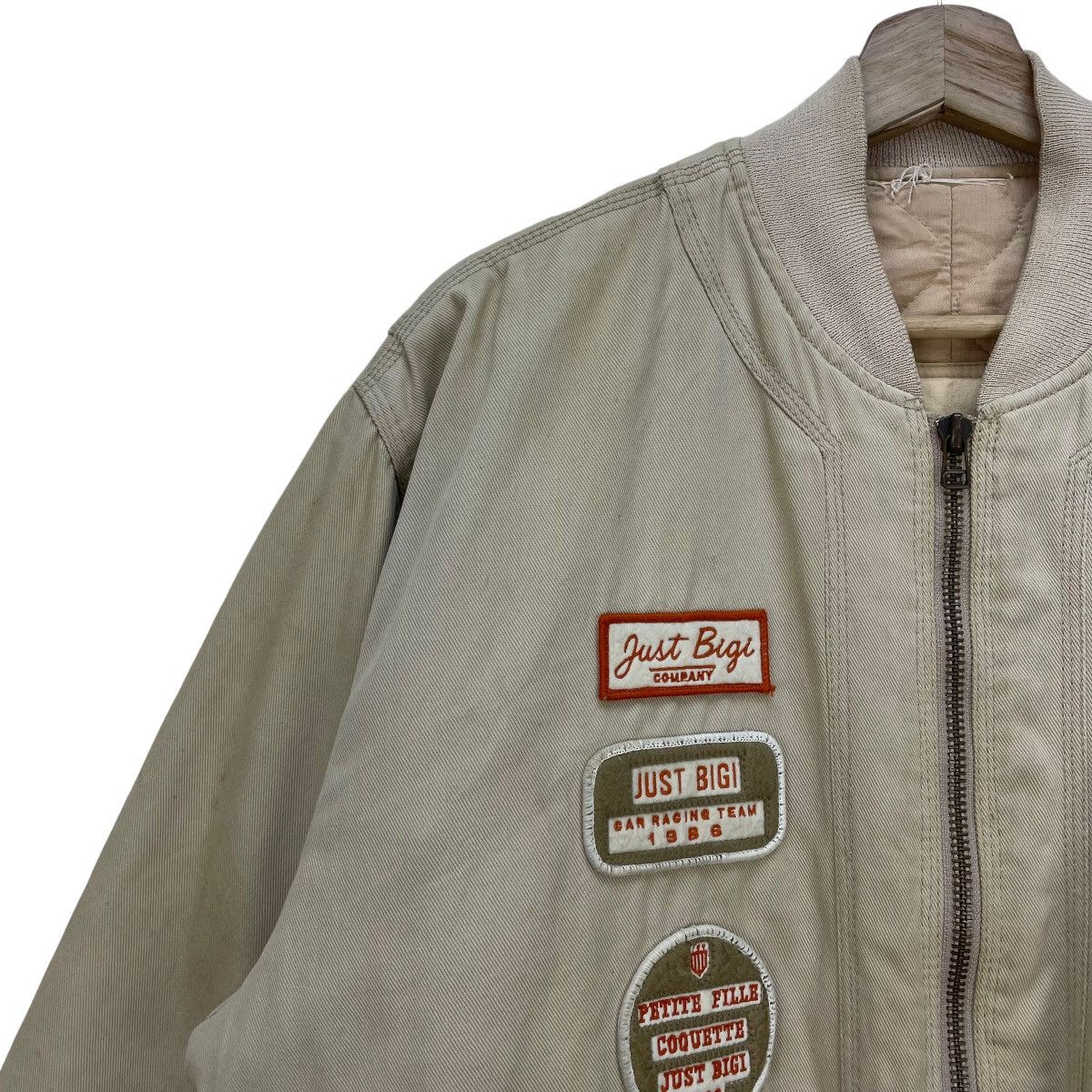 BIGI 🫴🏻Vintage Japanese Brand Men Bigi Just Big Racing Bomber Size US L / EU 52-54 / 3 - 4 Thumbnail